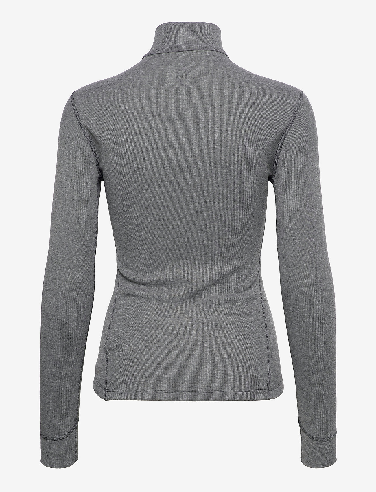 Odlo - Odlo Active Warm Bl Top Turtle Neck L/S Half Zip - termoundertrøjer - odlo steel grey melange - 1