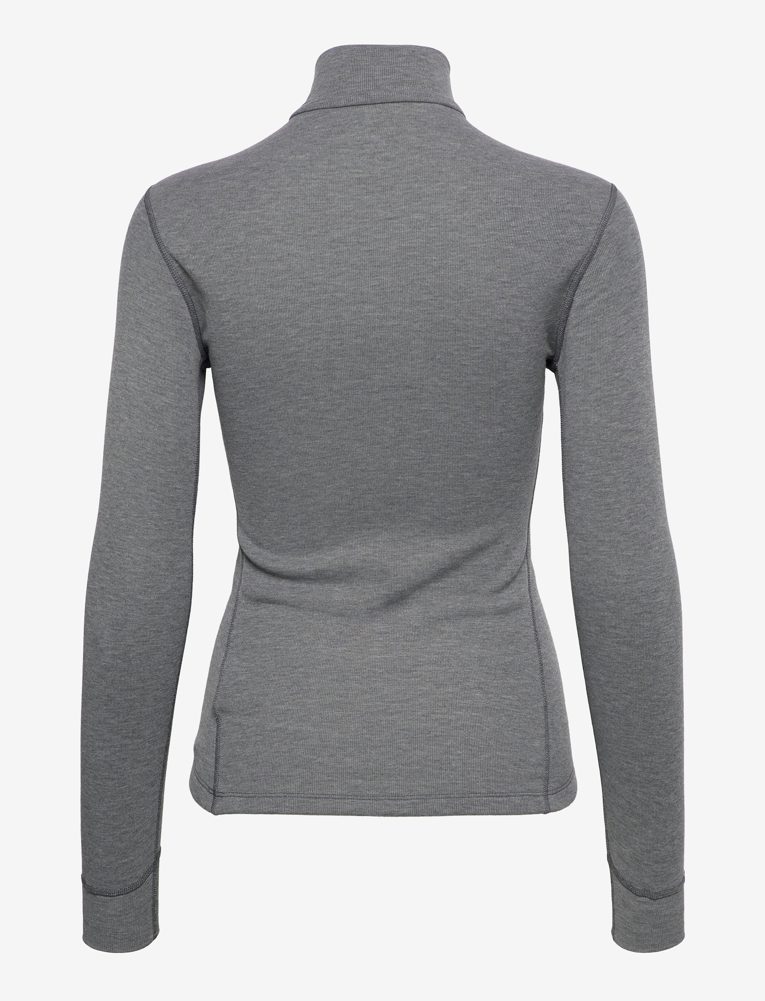 Odlo - Odlo Active Warm Bl Top Turtle Neck L/S Half Zip - underställströjor - odlo steel grey melange - 1