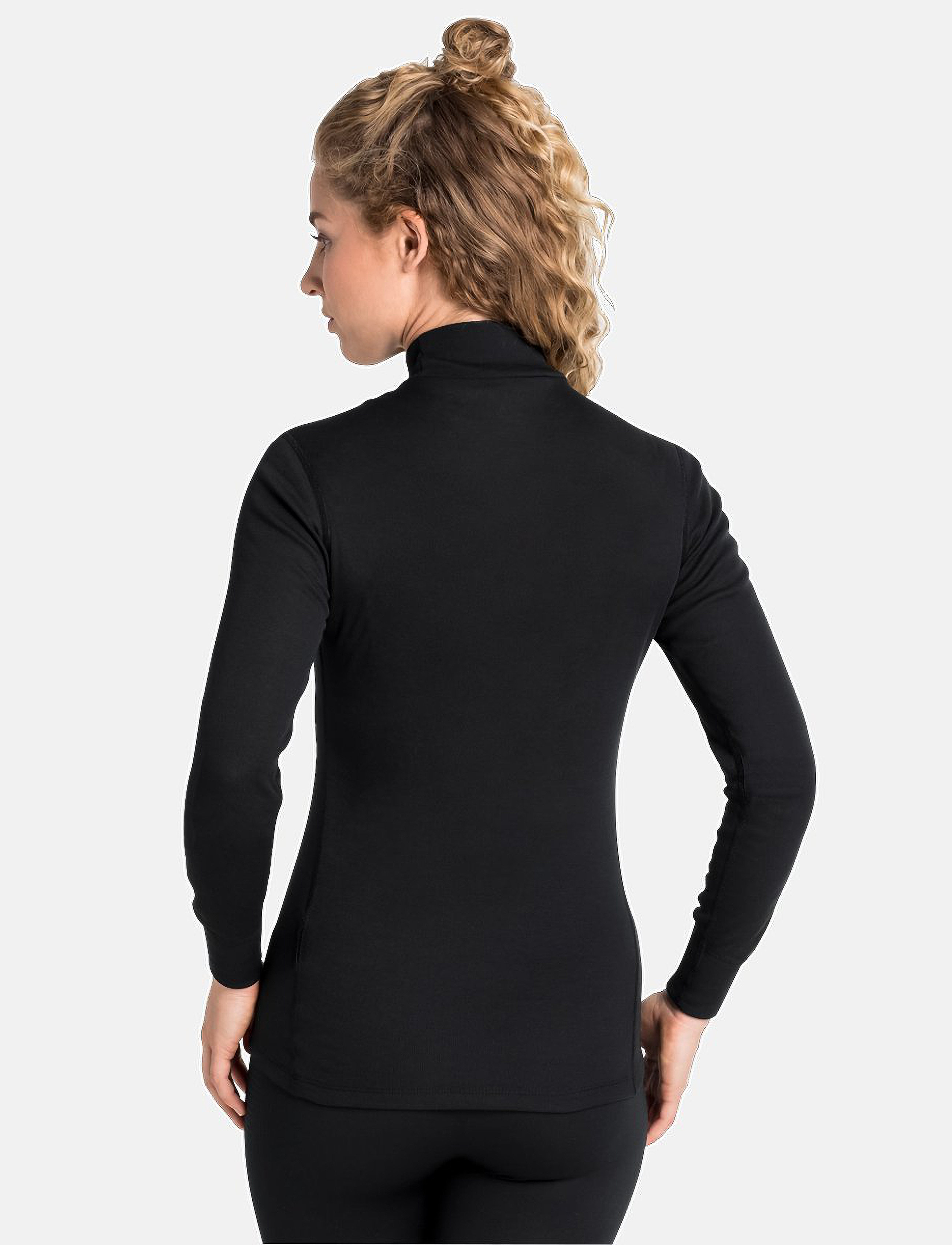 Odlo - ODLO W Turtleneck L/S Active Warm ECO - black - 3