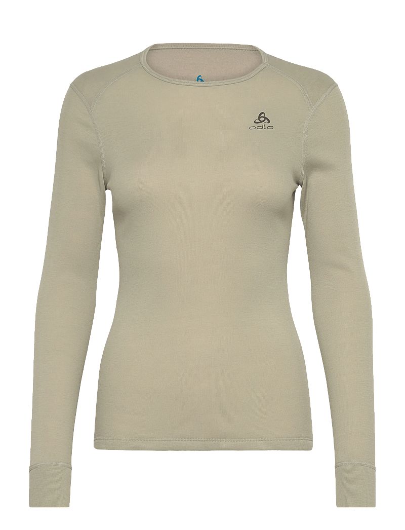 Odlo - Odlo Active Warm Bl Top Crew Neck L/S - aluskihina kantavad alussärgid - agate gray - 1