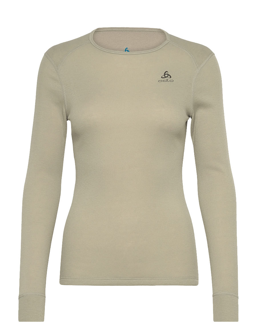 Odlo - Odlo Active Warm Bl Top Crew Neck L/S - funktionsunterwäsche - oberteile - agate gray - 1