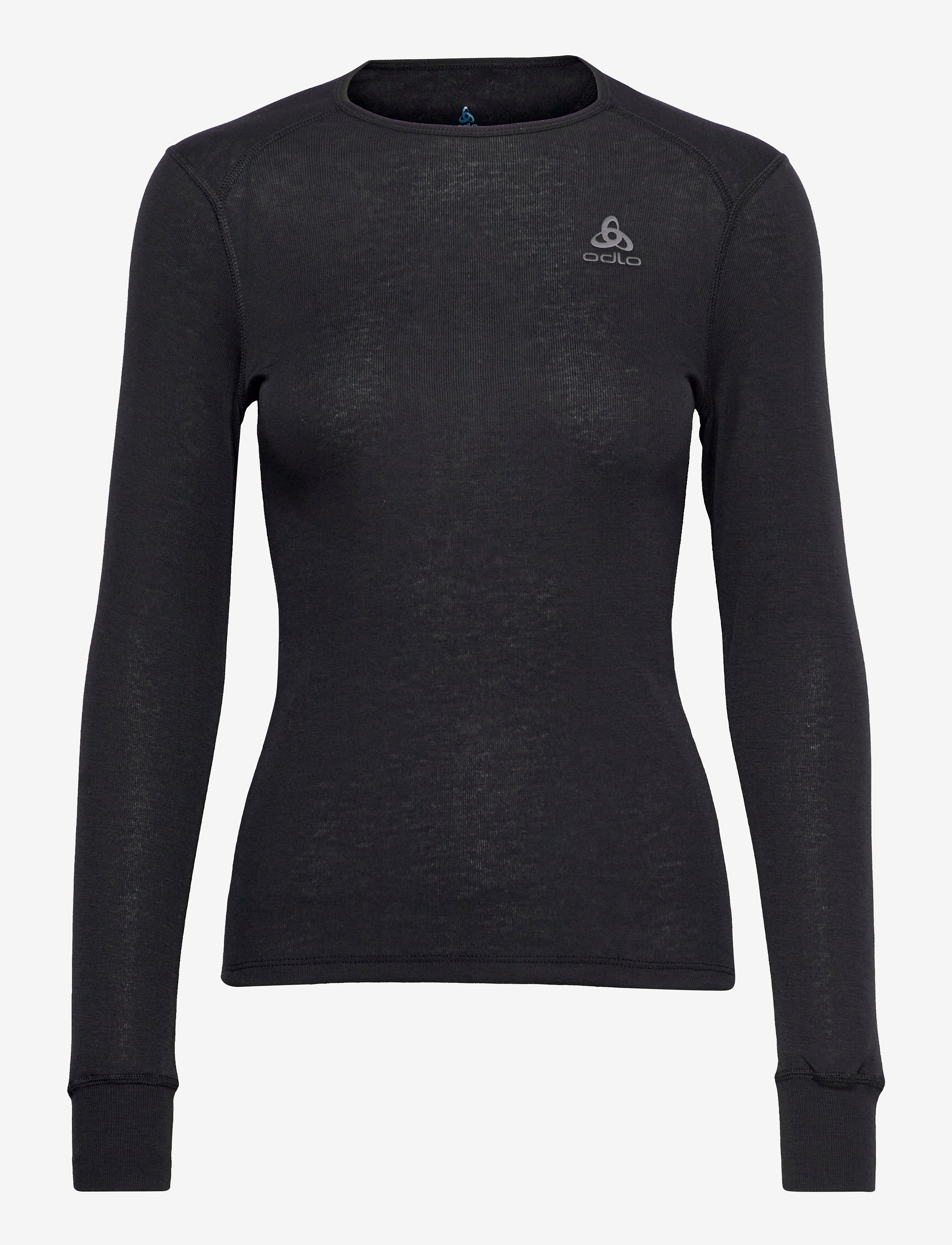 ODLO Odlo Active Warm Bl Oberteil Crew Neck L/S Schwarz - XL - Damen