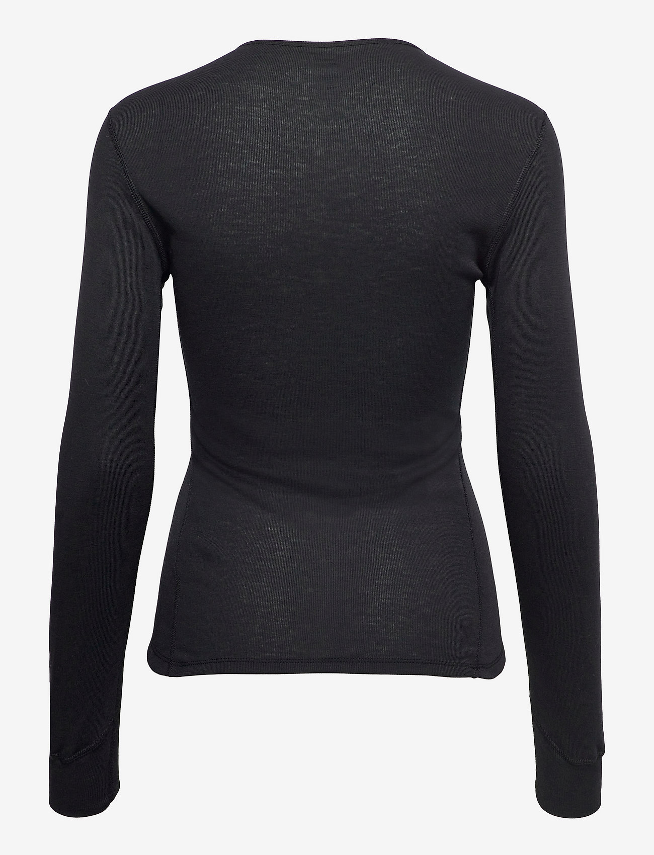 Odlo - Odlo Active Warm Bl Top Crew Neck L/S - superundertøy & ullundertøy overdeler - black - 2