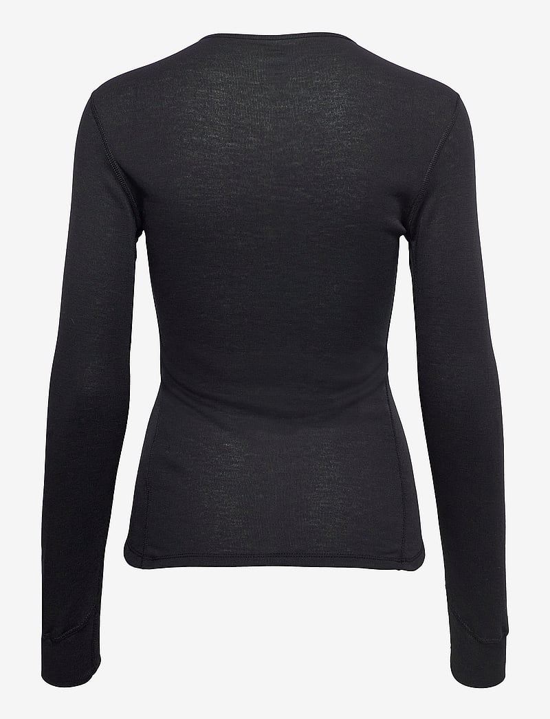 Odlo - Odlo Active Warm Bl Top Crew Neck L/S - superundertøy & ullundertøy overdeler - black - 2