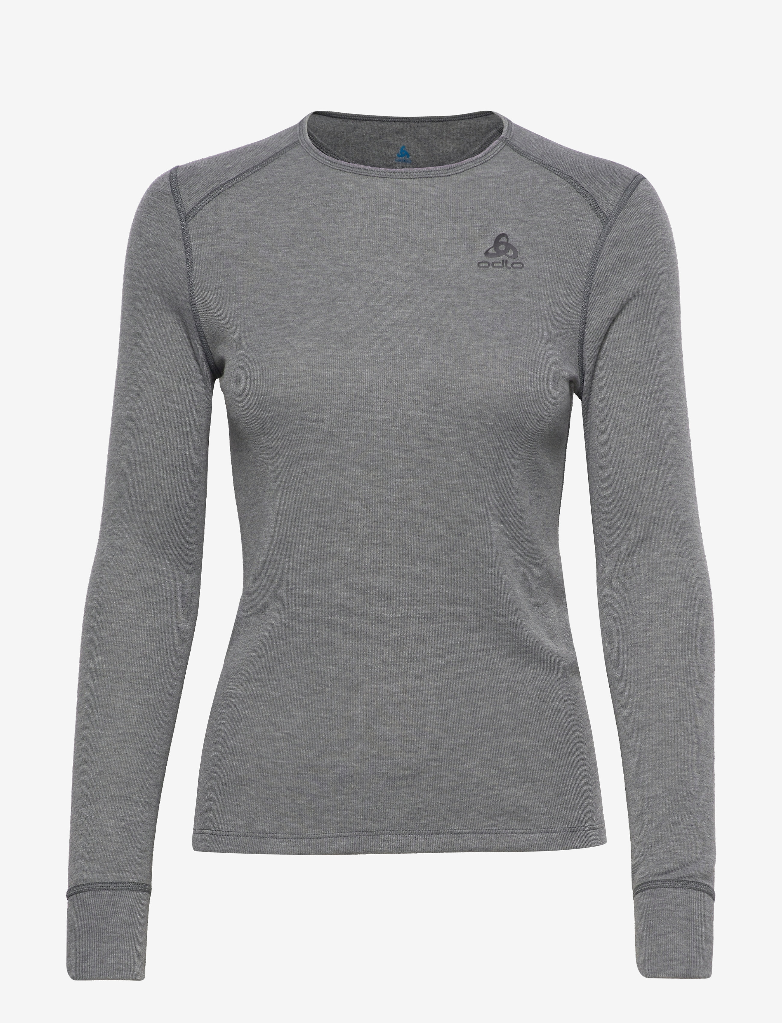 ODLO Odlo Active Warm Bl Oberteil Crew Neck L/S Grau - XL - Damen