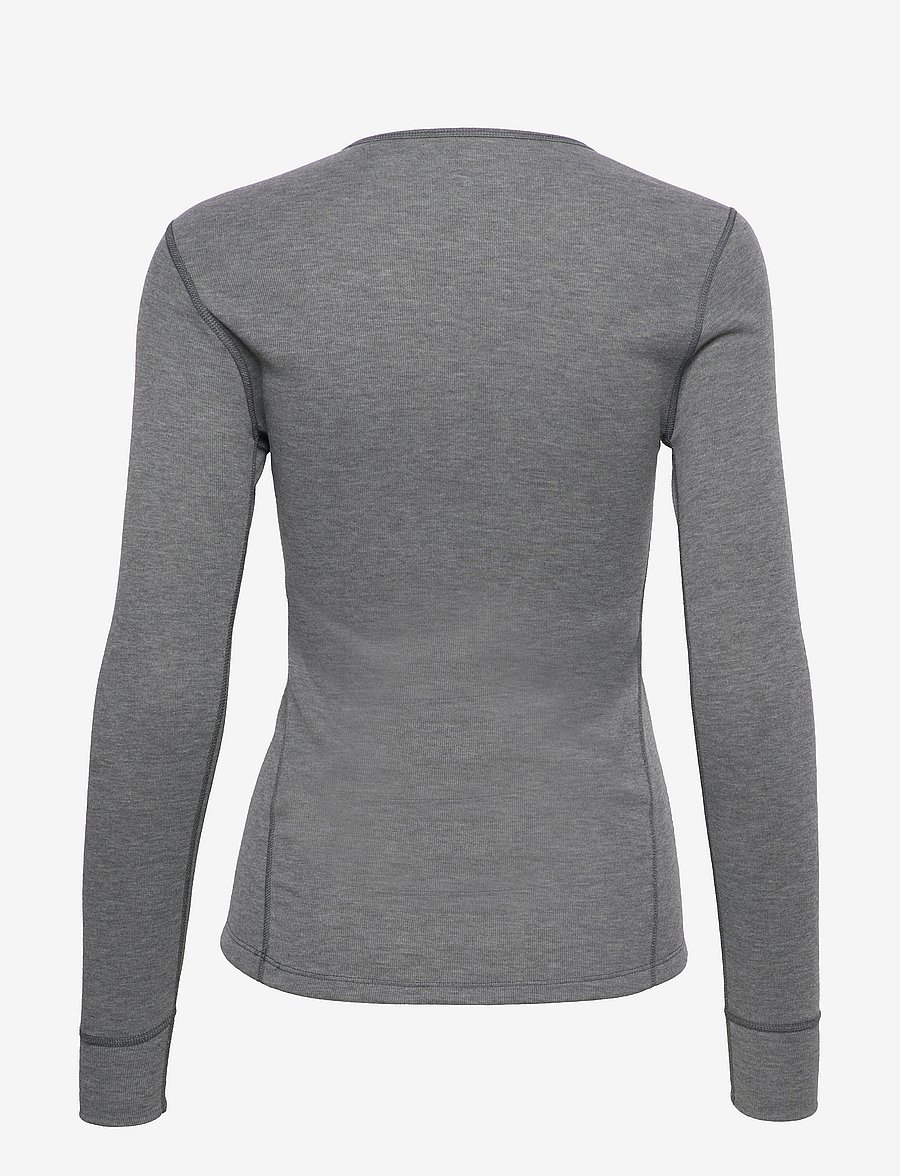 Odlo - Odlo Active Warm Bl Top Crew Neck L/S - baselayer overdele - odlo steel grey melange - 2