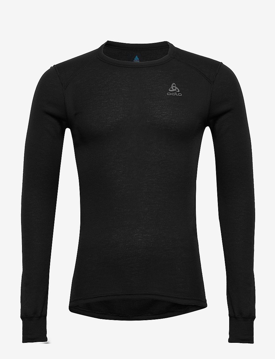 Odlo - BL TOP crew neck l/s ACTIVE WARM - underställströjor - black - 1