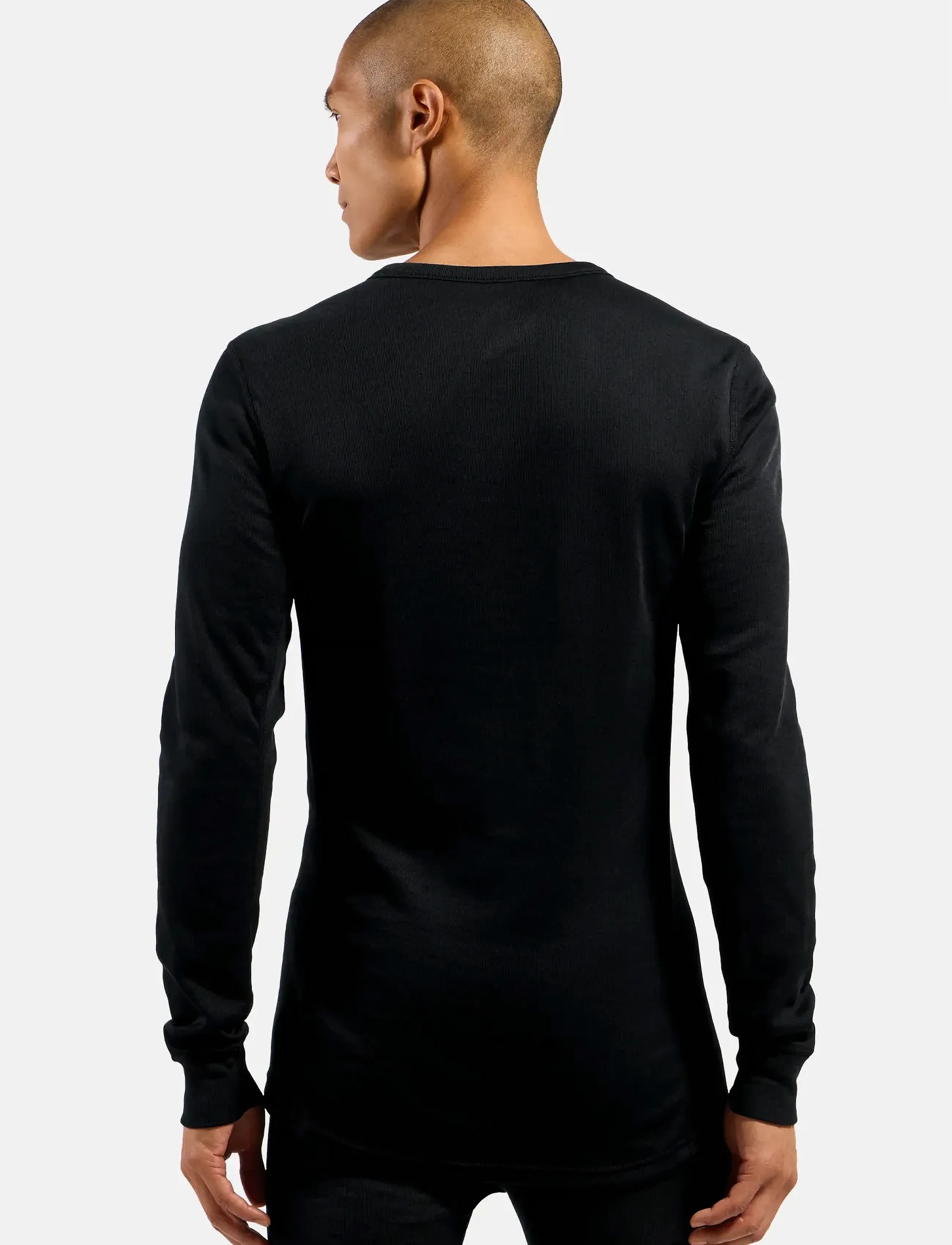 Odlo - BL TOP crew neck l/s ACTIVE WARM - black - 3