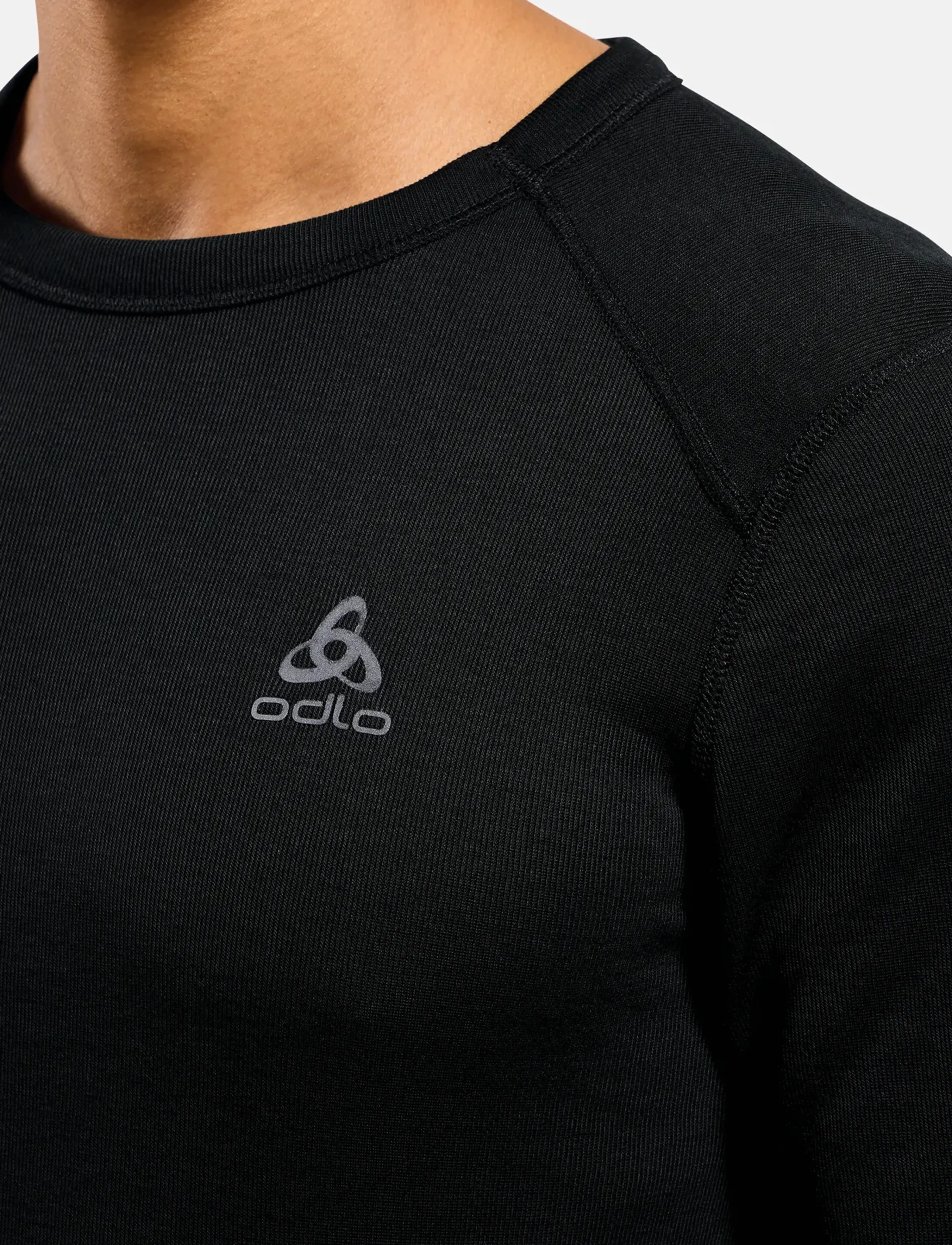 Odlo - BL TOP crew neck l/s ACTIVE WARM - black - 4
