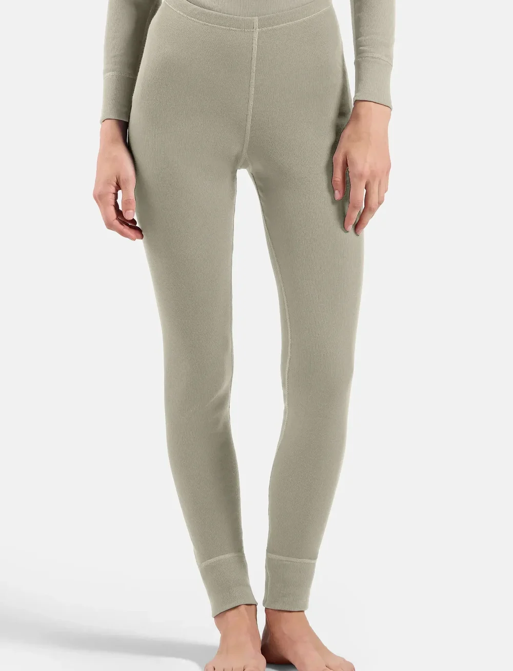 Odlo - Odlo Active Warm Bl Bottom Long - thermo onderbroeken - agate gray - 0