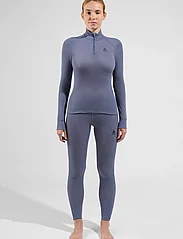 Odlo - ODLO W Pants Active Warm ECO - aluskihina kantavad püksid - odlo steel grey melange - 5