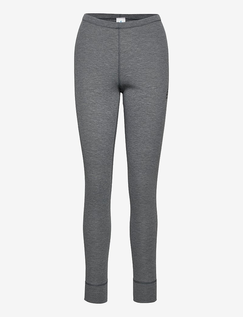 Odlo - Odlo Active Warm Bl Bottom Long - underställsbyxor - odlo steel grey melange - 1