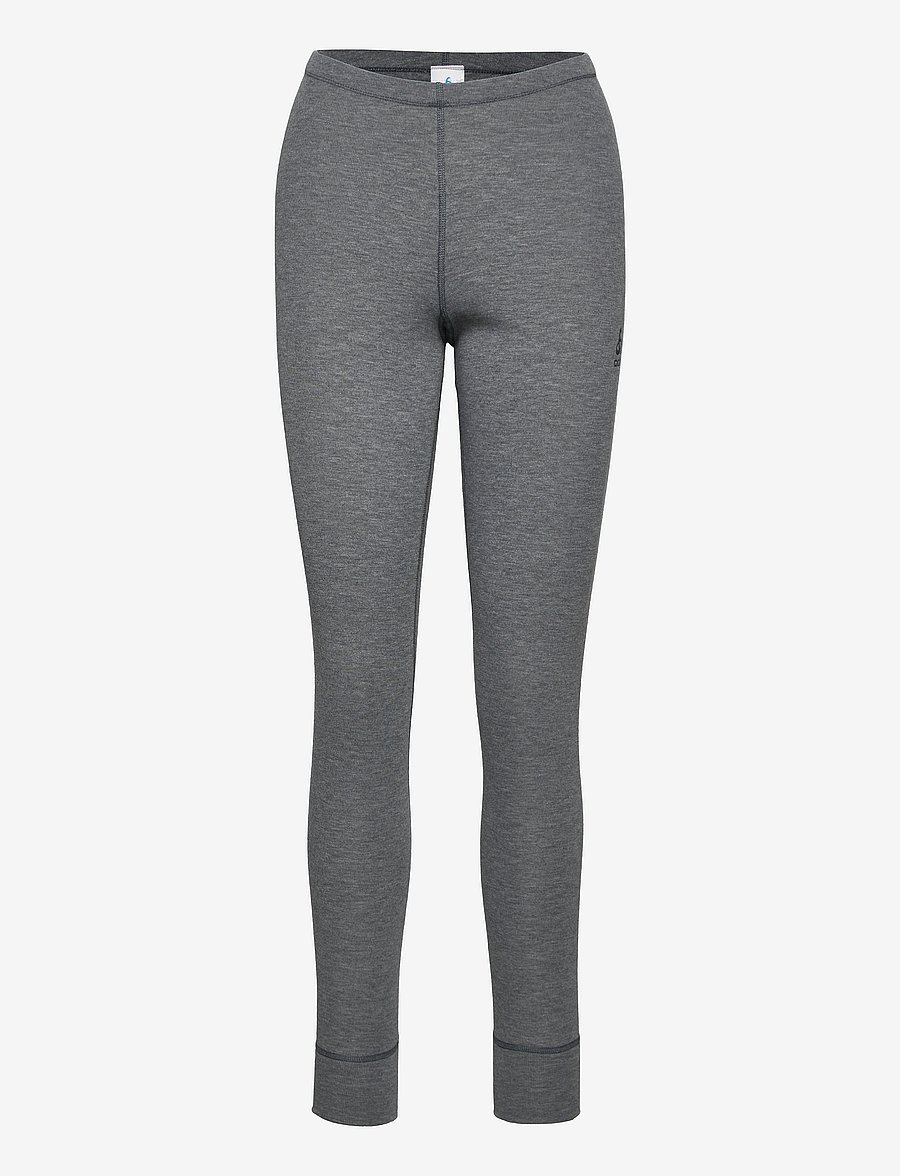 Odlo - Odlo Active Warm Bl Bottom Long - underställsbyxor - odlo steel grey melange - 1