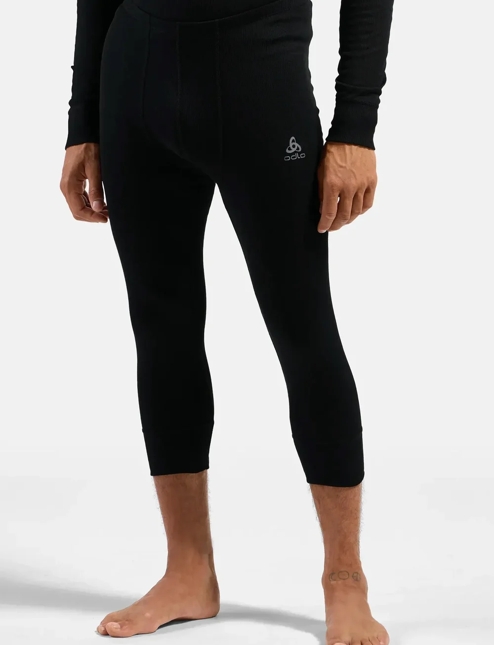 Odlo - Odlo Active Warm Bl Bottom 3/4 - underställsbyxor - black - 0