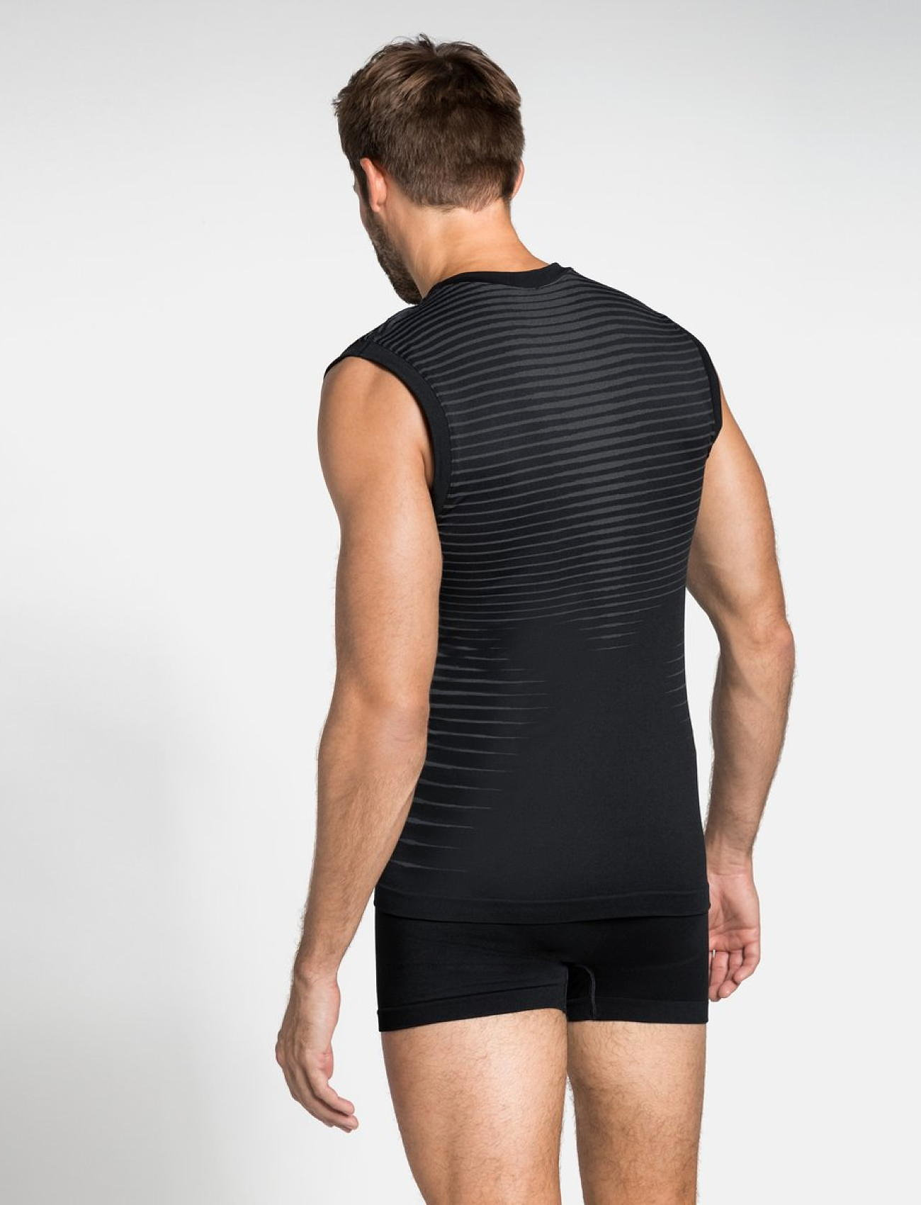 Odlo - ODLO M Crewneck Performance Light Singlet - black - 3