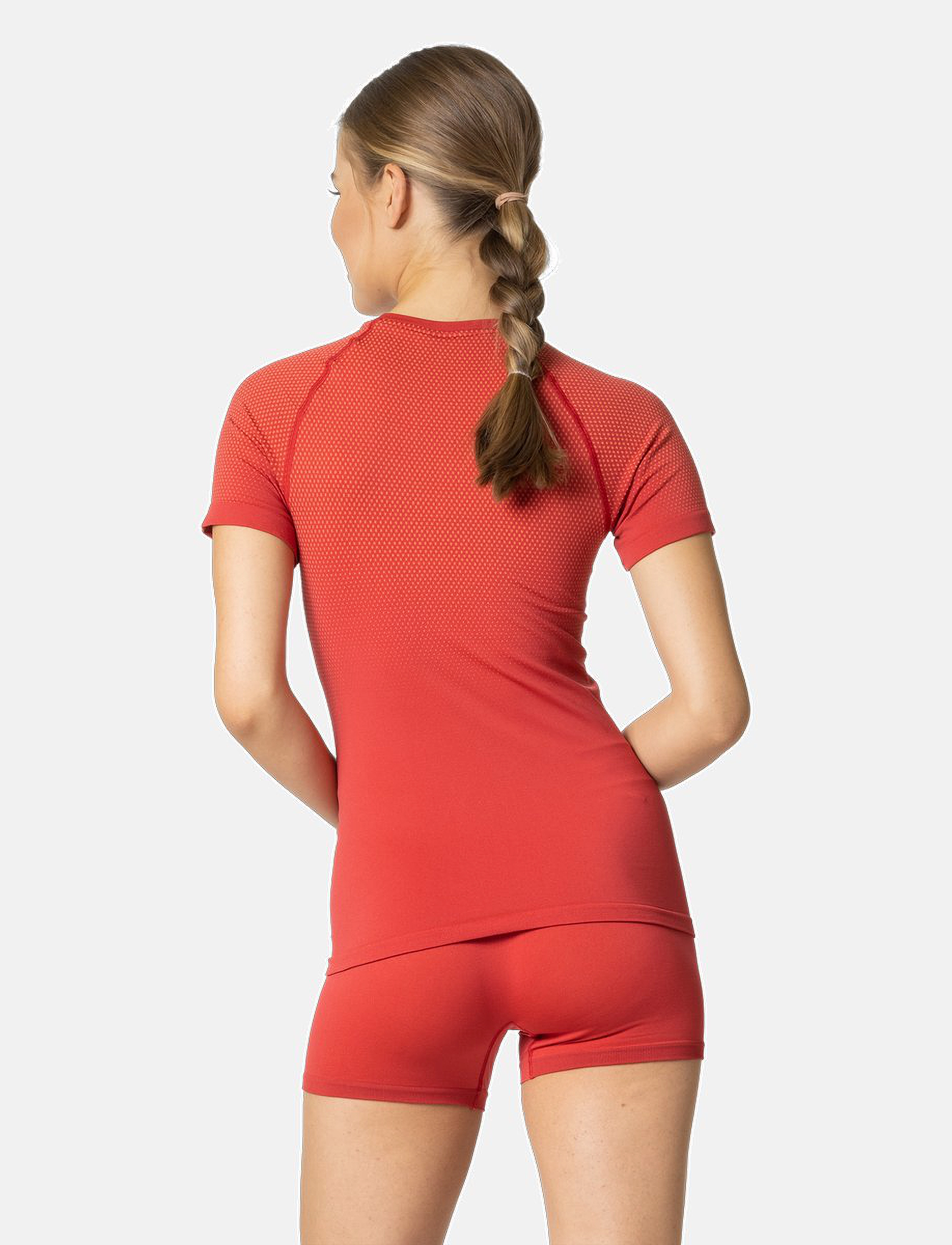 Odlo - ODLO W TOP crew neck s/s PERFORMANCE LIGHT ECO - american beauty - 3