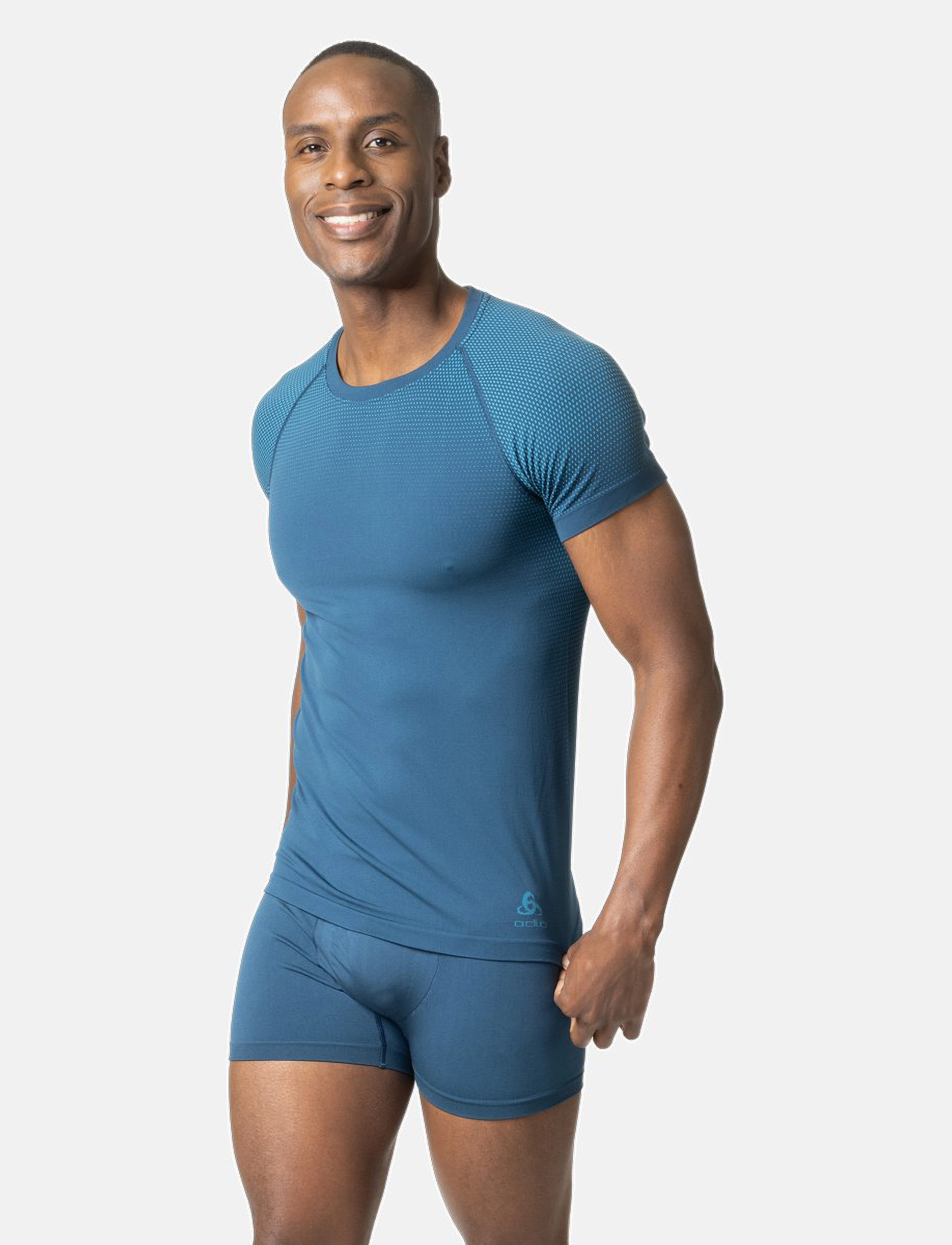 Odlo - Odlo Performance Light Bl Top Crew Neck S/S - blue wing teal - saxony blue - 2