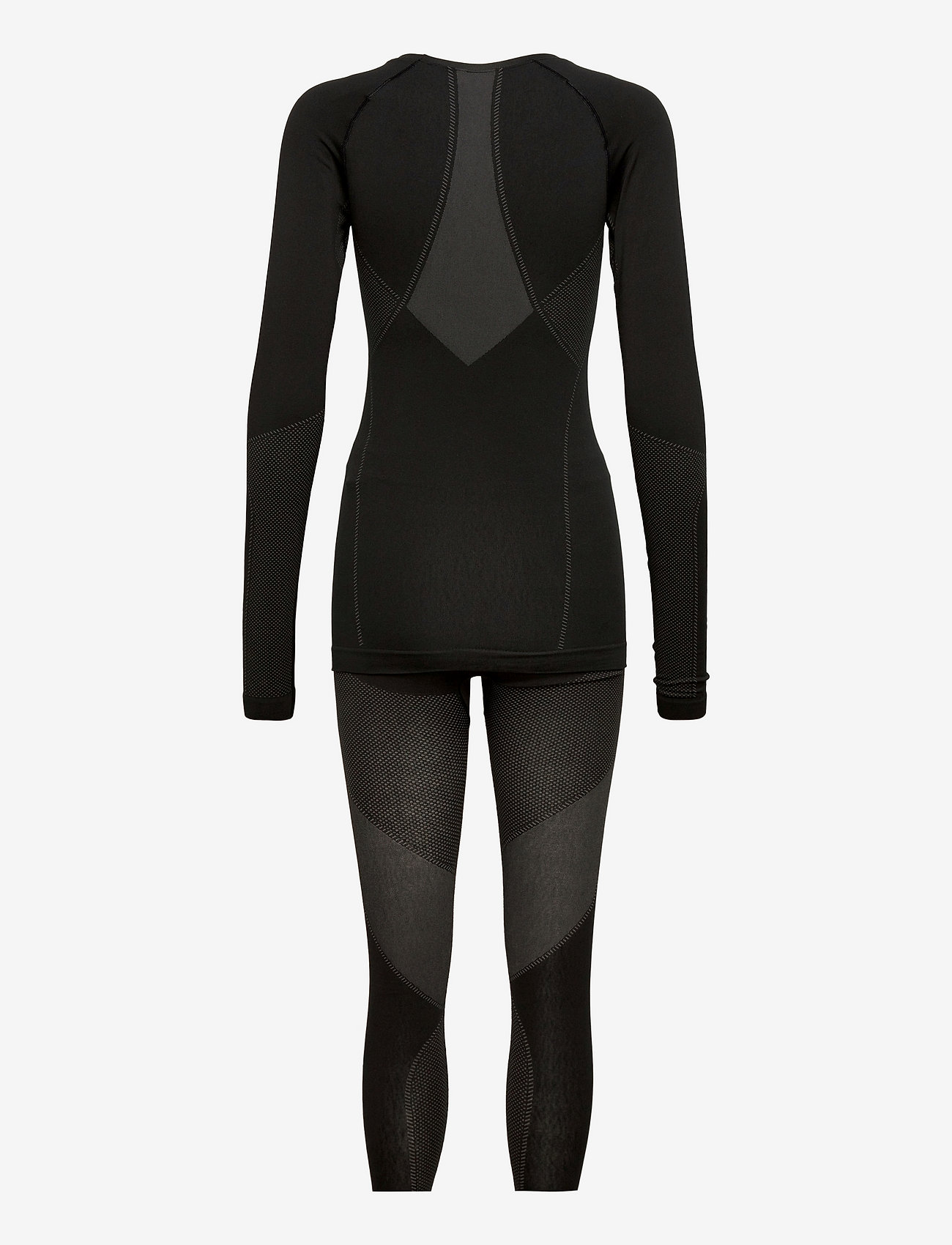 Odlo - Odlo Set Long Fundamentals Performance Warm - black - odlo graphite grey - 1