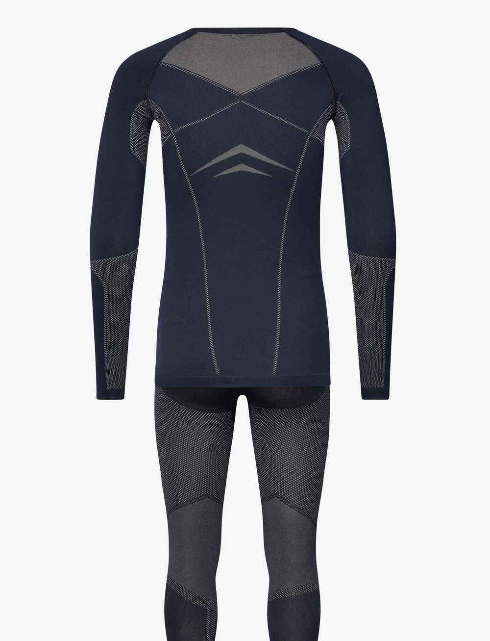 Odlo - Odlo Set Long Fundamentals Performance Warm - thermo ondergoedsets - dark sapphire - silver cloud - 2