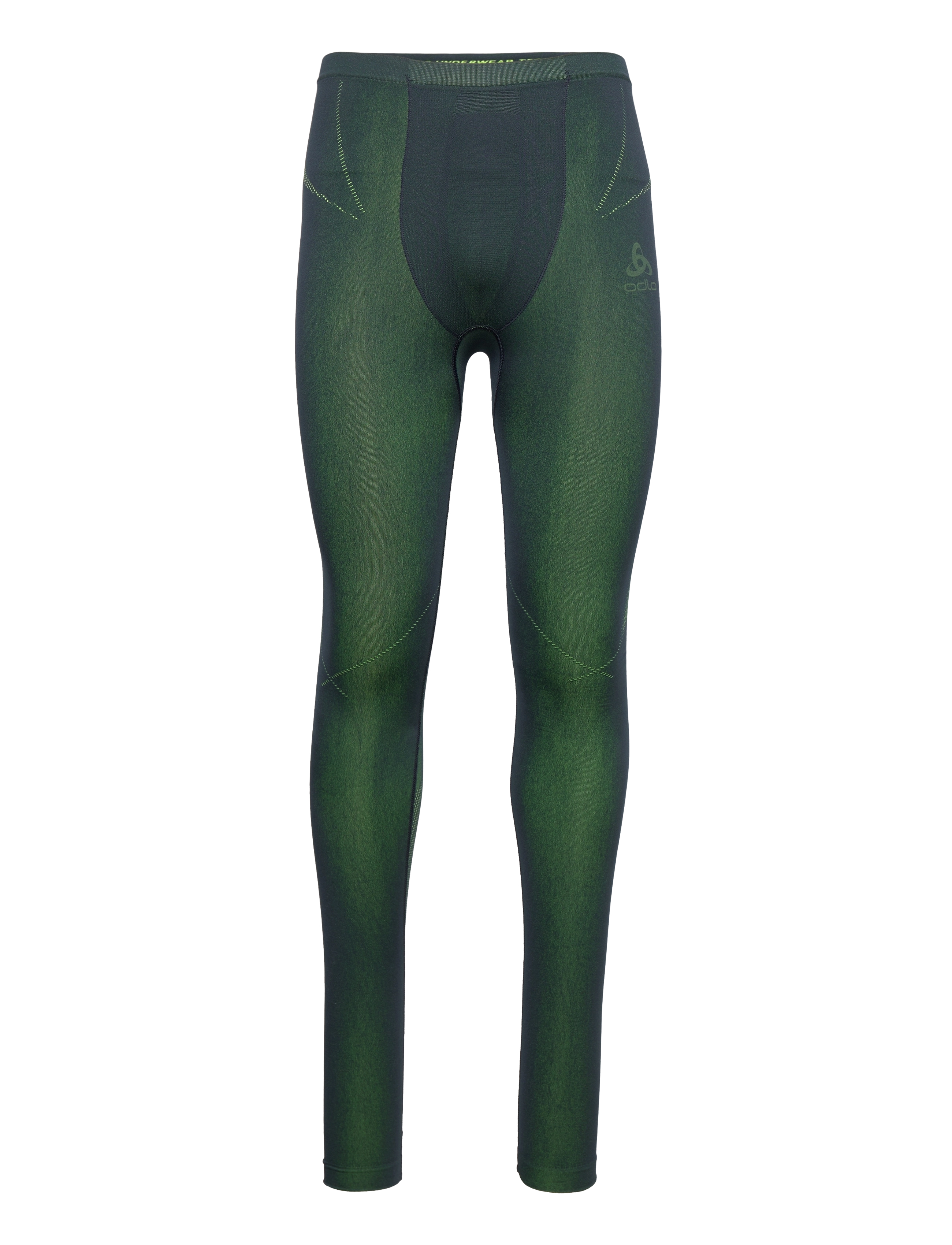 Odlo - Odlo Set Long Fundamentals Performance Warm - dark sapphire - safety yellow (neon) - 2