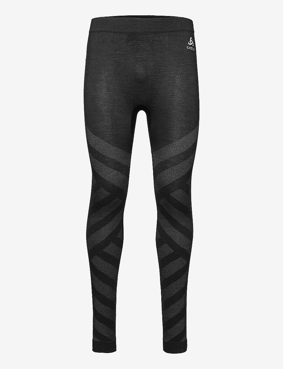 Odlo - ODLO M Pants Natural+Kinship Warm - black melange - 0