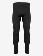 Odlo - ODLO M BOTTOM long PERFORMANCE WARM ECO - spodnie termoaktywne - black - new odlo graphite grey - 1