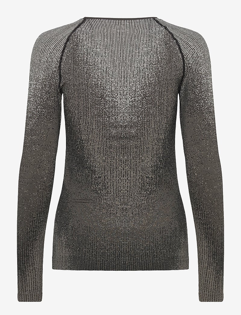 Odlo - Odlo Bl Top Crew Neck L/S Blackcomb Eco - aluskihina kantavad alussärgid - black - 2