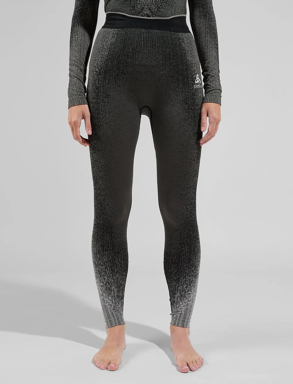 Odlo - Odlo Performance Warm Blackcomb Bl Bottom Long - aluskihina kantavad püksid - black - 0