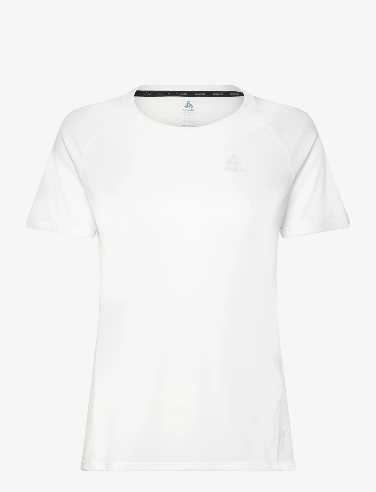 Odlo - ODLO T-shirt crew neck s/s ESSENTIAL CHILL-TEC - alhaisimmat hinnat - white - 0