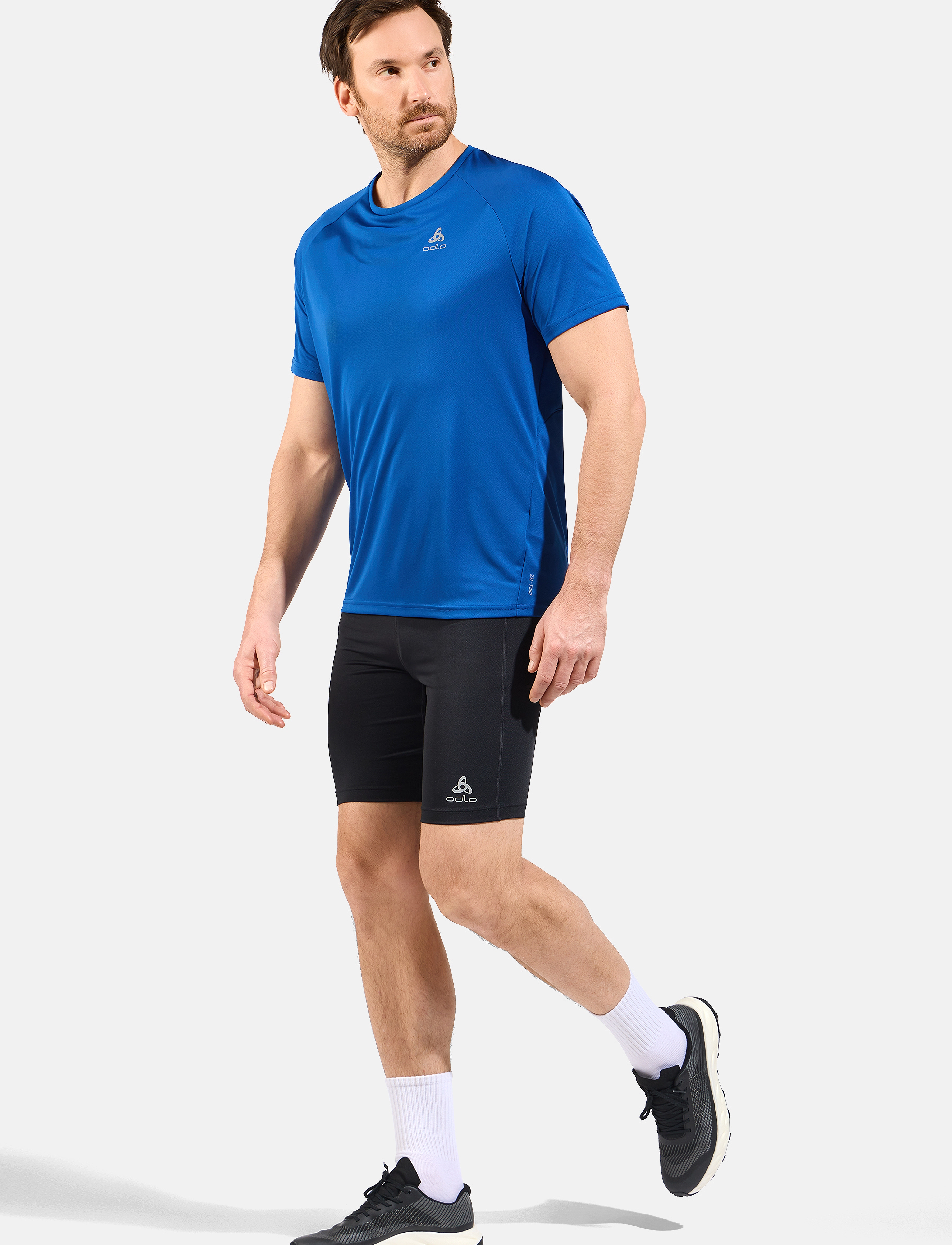 Odlo - ODLO T-shirt crew neck s/s ESSENTIAL CHILL-TEC - limoges - 4