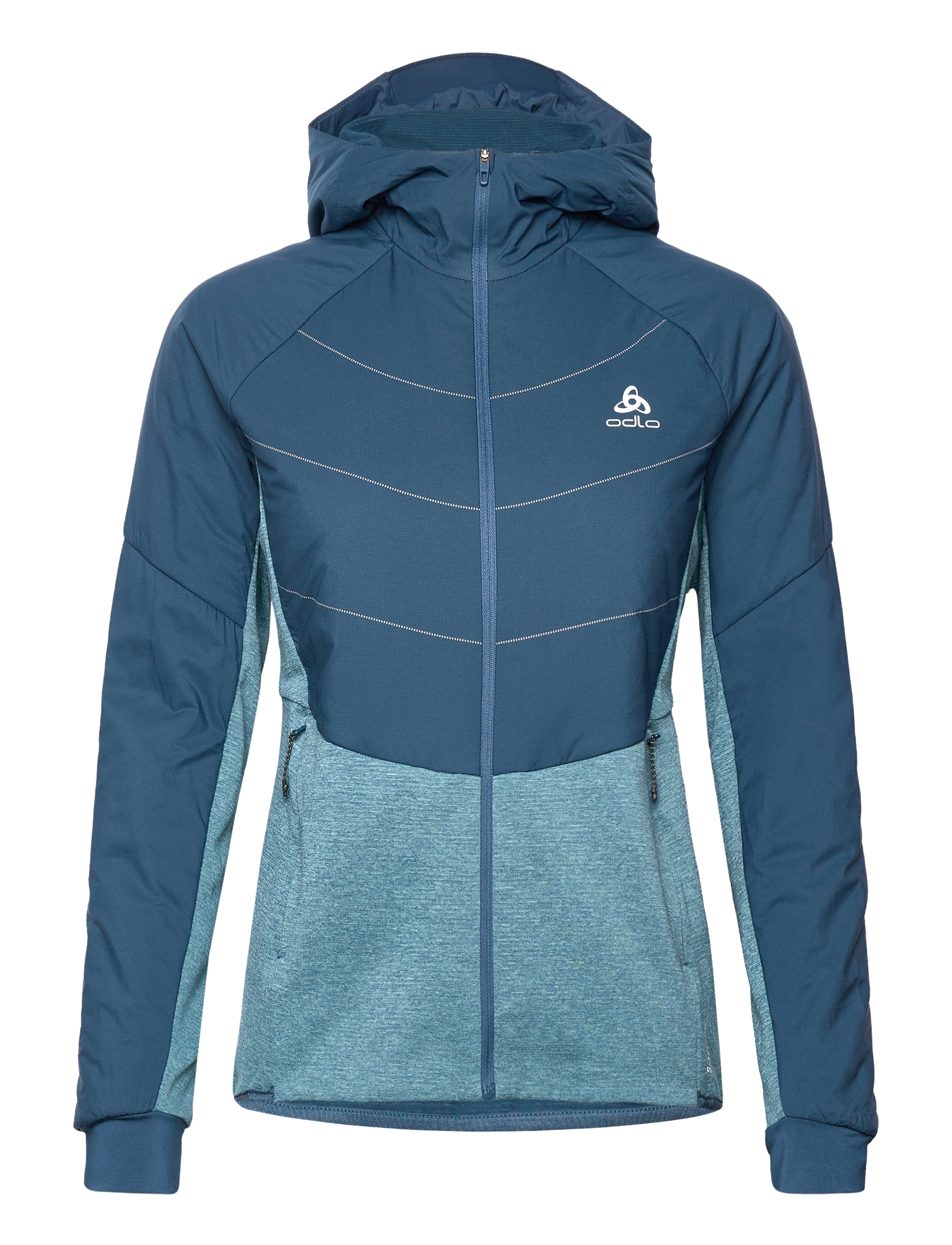Odlo - ODLO W Jacket RUN EASY S-THERMIC - blue wing teal - 0