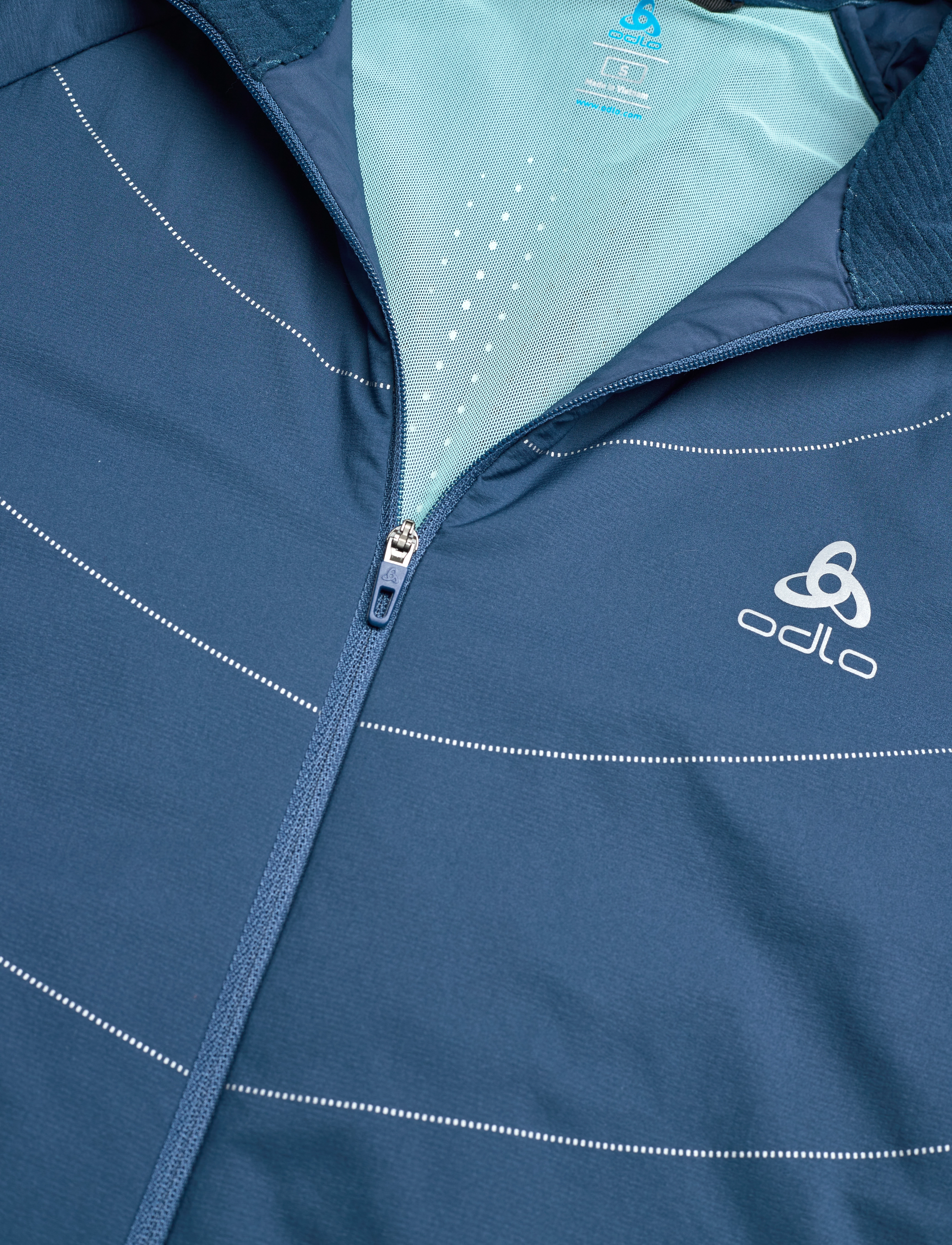 Odlo - ODLO W Jacket RUN EASY S-THERMIC - blue wing teal - 2