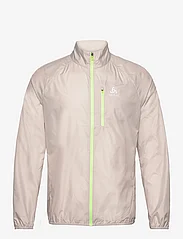 Odlo - ODLO Jacket ZEROWEIGHT - spring jackets - silver cloud - sharp green - 0
