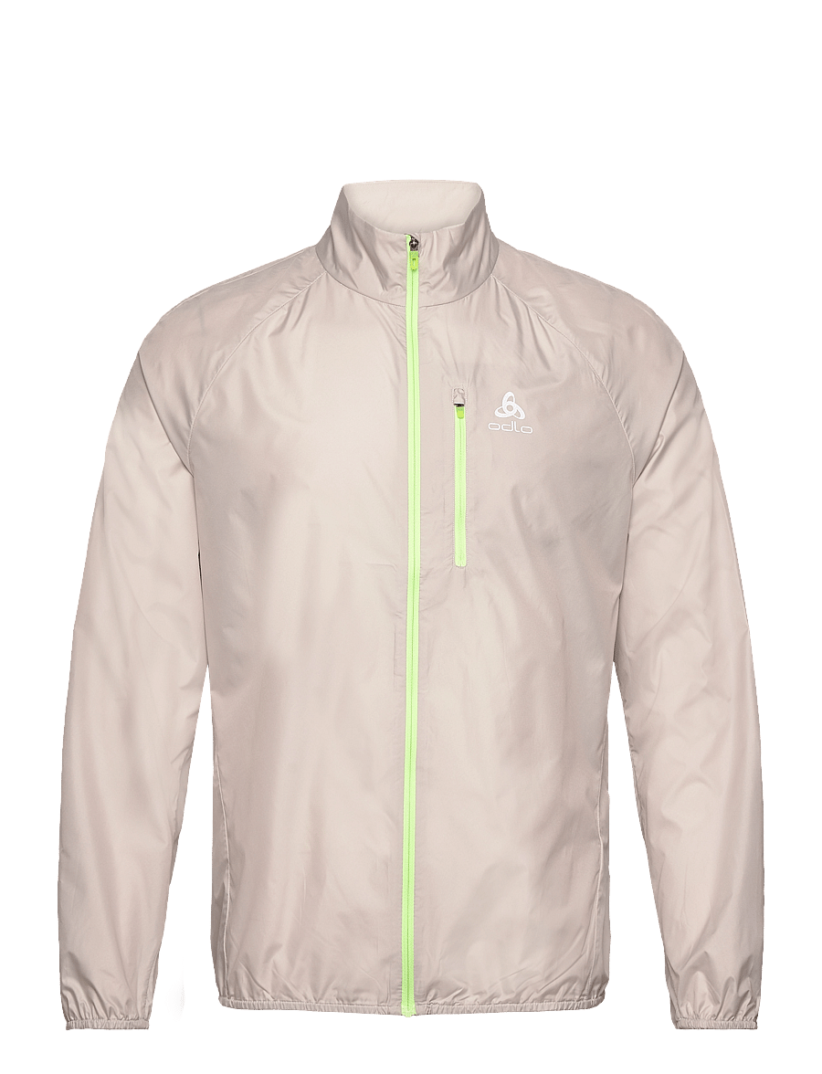 Odlo - ODLO Jacket ZEROWEIGHT - silver cloud - sharp green - 0