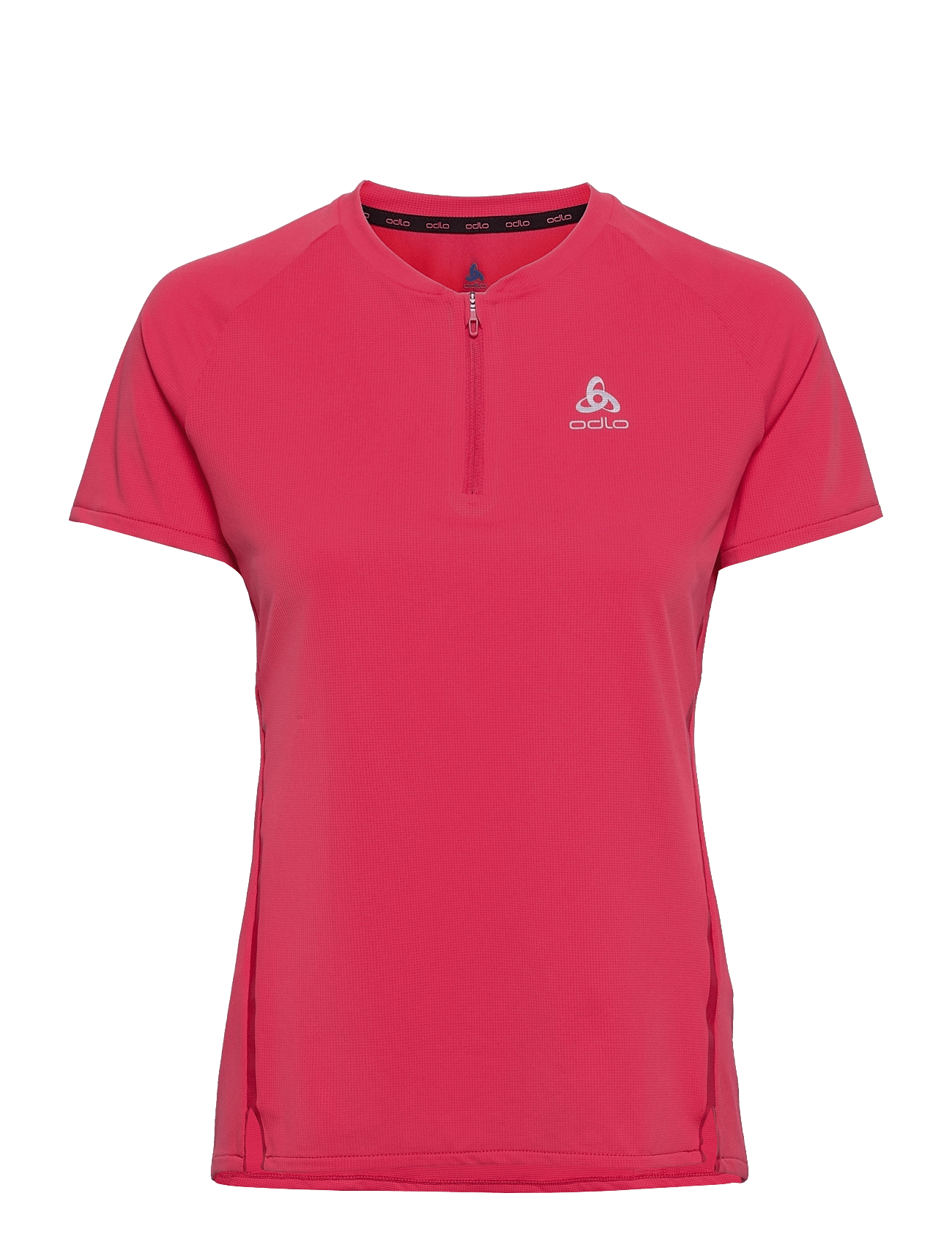 ODLO W T-shirt SS Halfzip Axalp Trail - PARADISE