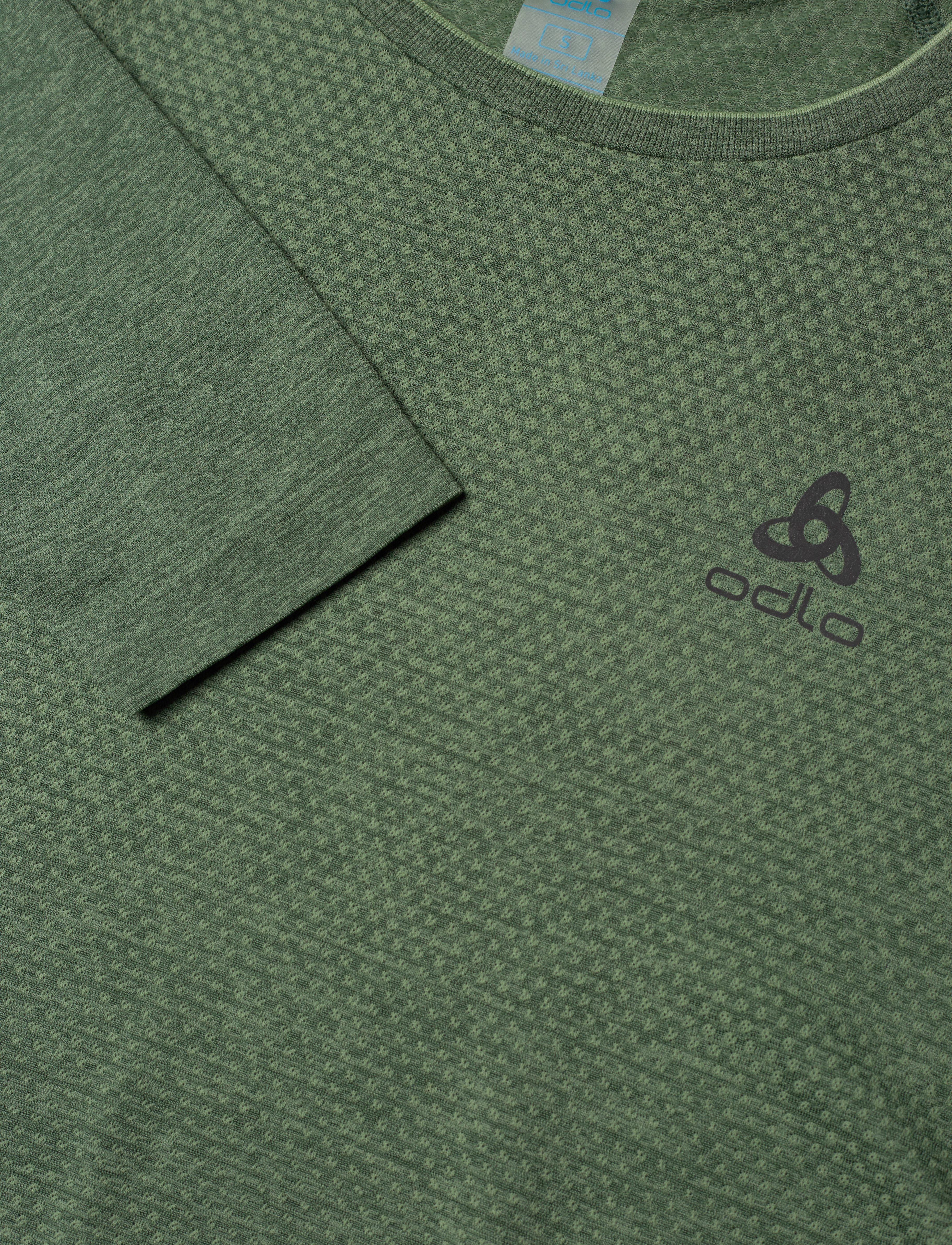 Odlo - Odlo Essential Seamless T-Shirt Crew Neck L/S - loden frost melange - 2