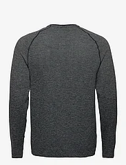 Odlo - ODLO M T-shirt crew neck l/s ESSENTIAL SEAMLESS - bluzki z długim rękawem - grey melange - 2