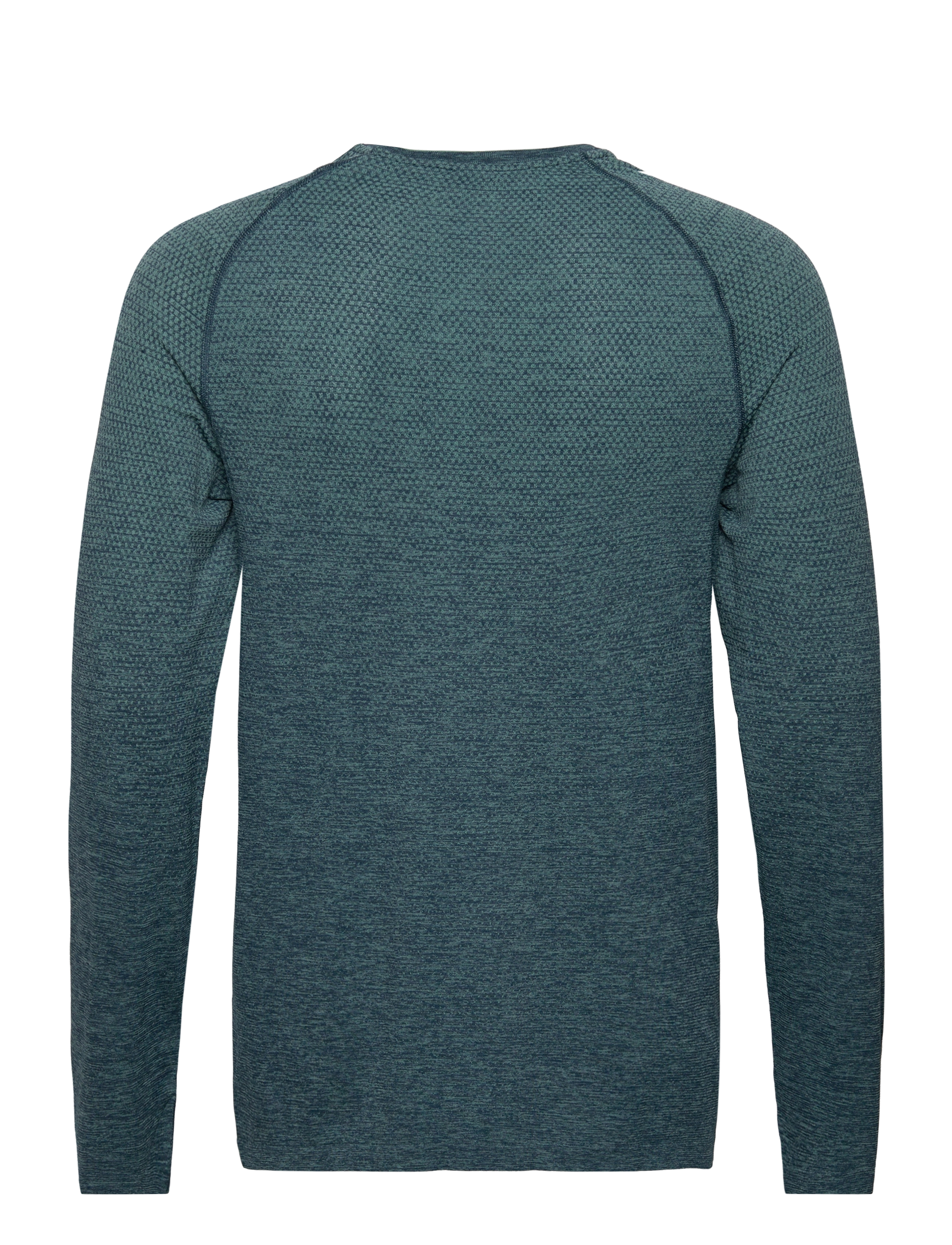 Odlo - Odlo Essential Seamless T-Shirt Crew Neck L/S - saxony blue melange - 2