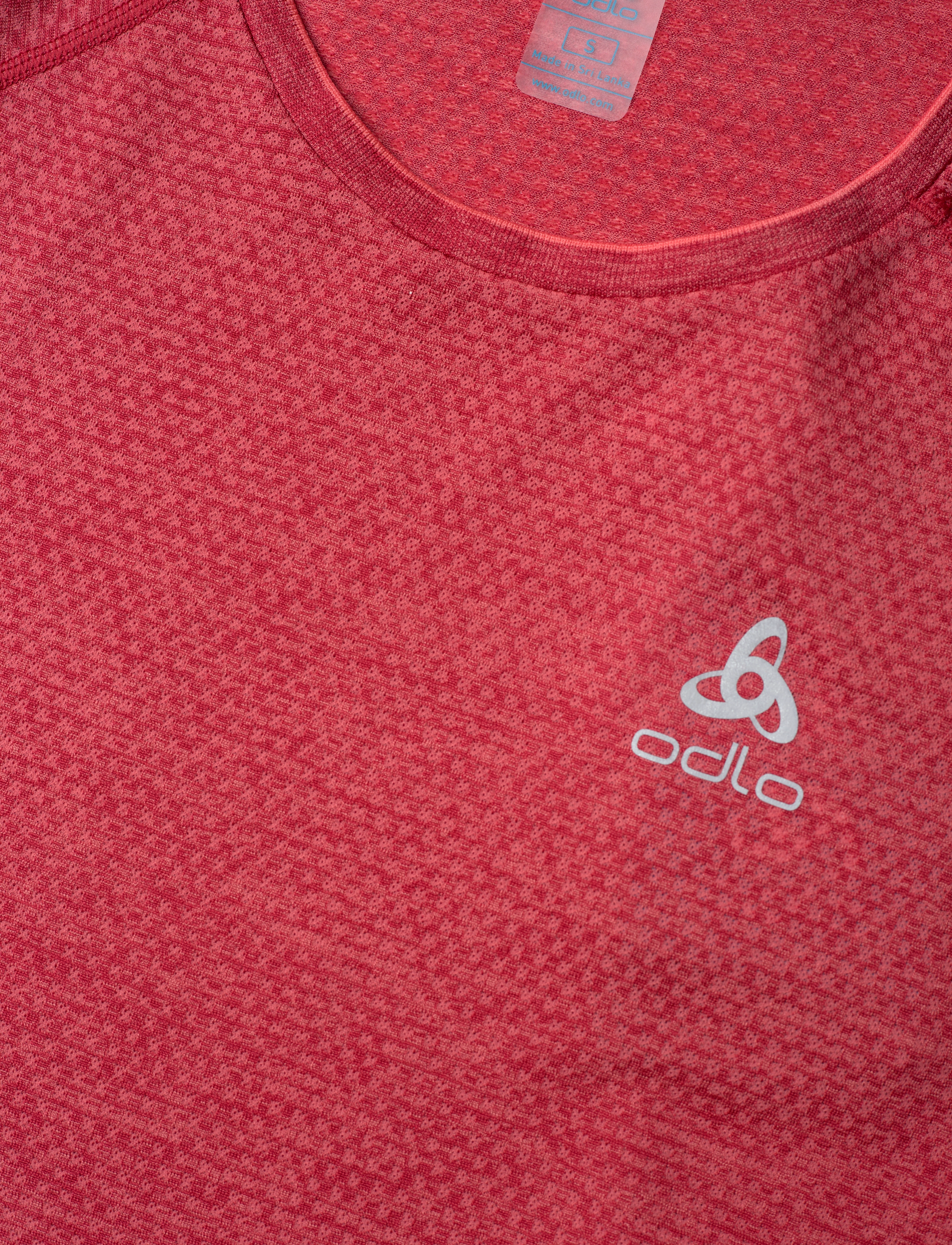 Odlo - Odlo Essential Seamless T-Shirt Crew Neck S/S - american beauty melange - 2