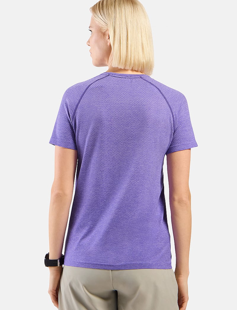 Odlo - Odlo Essential Seamless T-Shirt Crew Neck S/S - t-shirts - afterparty melange - 3