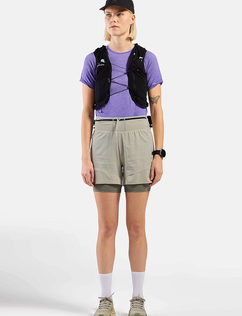 Odlo - Odlo Essential Seamless T-Shirt Crew Neck S/S - t-shirts - afterparty melange - 5