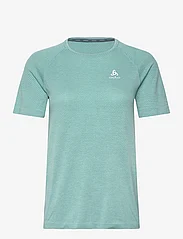 Odlo - ODLO T-shirt crew neck s/s ESSENTIAL SEAMLESS - t-shirts - aqua haze melange - 0