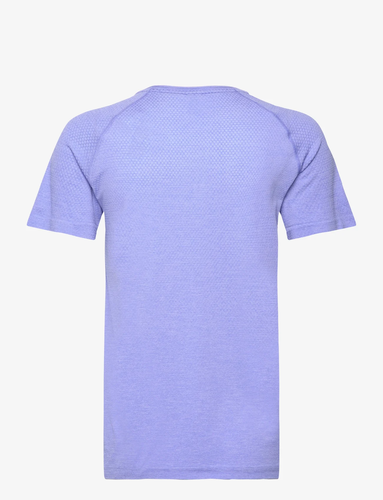 Odlo - ODLO T-shirt crew neck s/s ESSENTIAL SEAMLESS - t-shirts - persian jewel melange - 1