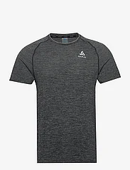 Odlo - ODLO T-shirt crew neck s/s ESSENTIAL SEAMLESS - laagste prijzen - grey melange - 0