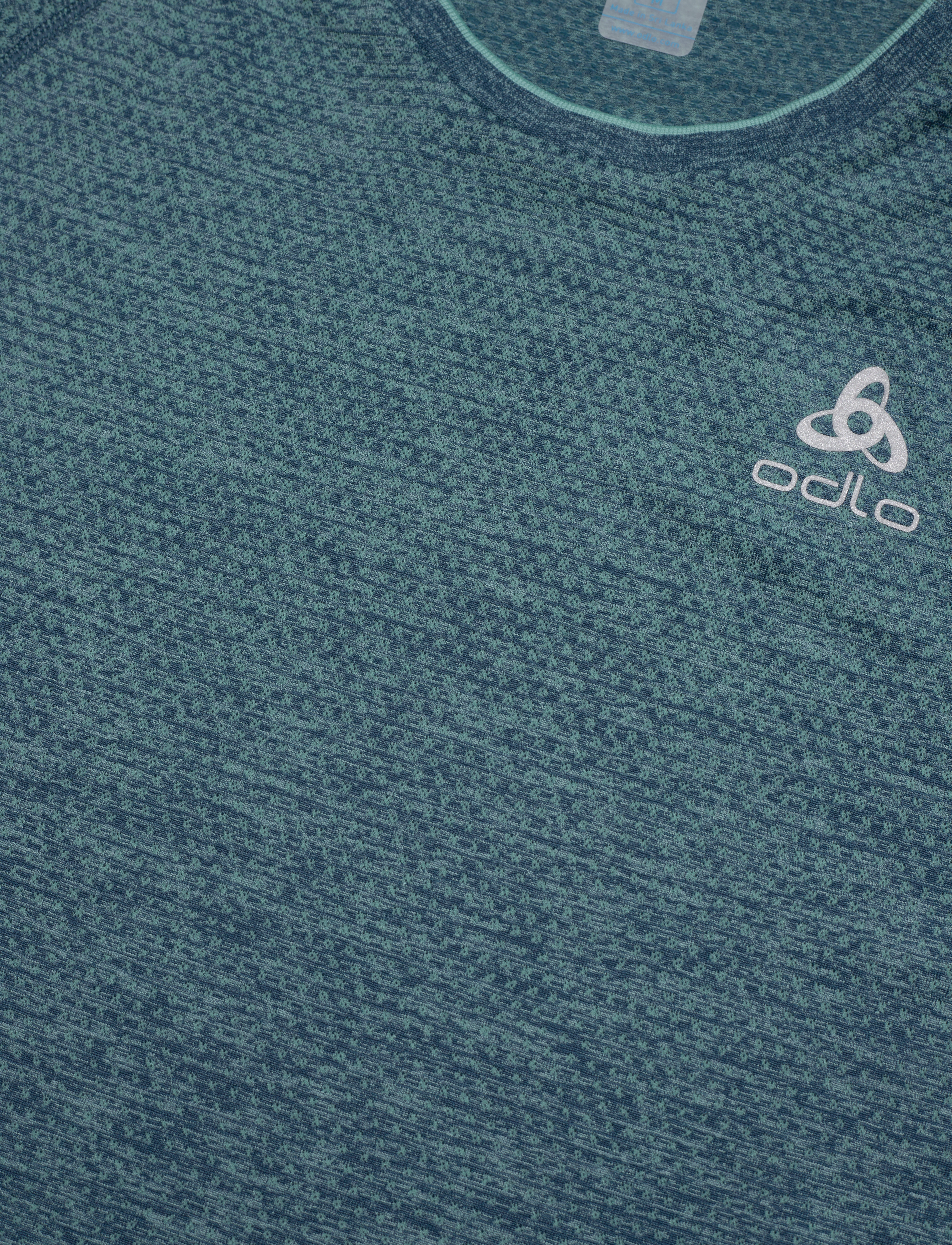 Odlo - Odlo Essential Seamless T-Shirt Crew Neck S/S - saxony blue melange - 2