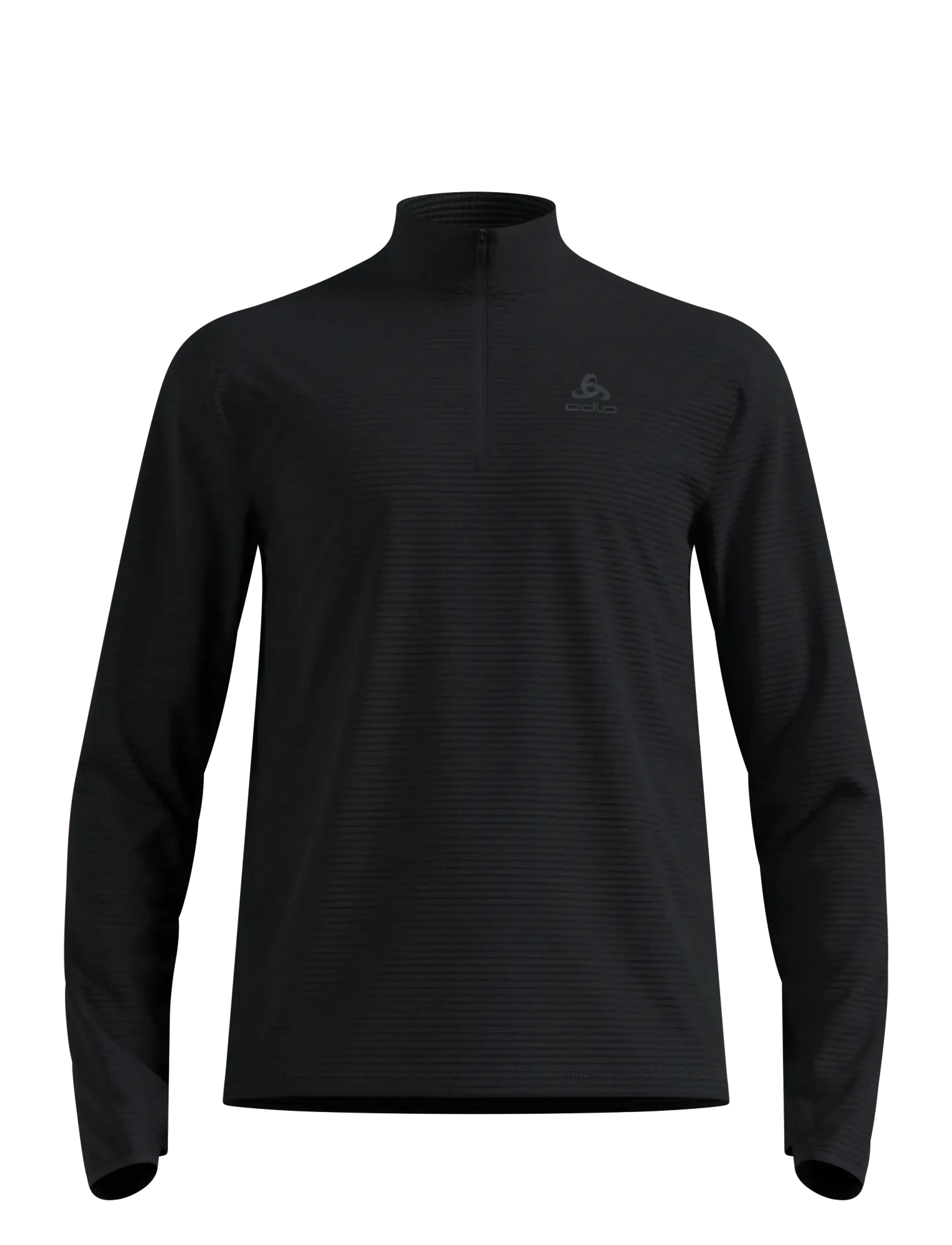 Odlo Mid layer 1/2 zip ESSENTIAL THERMAL - Kampsunid ja vahekihid - BLACK / black