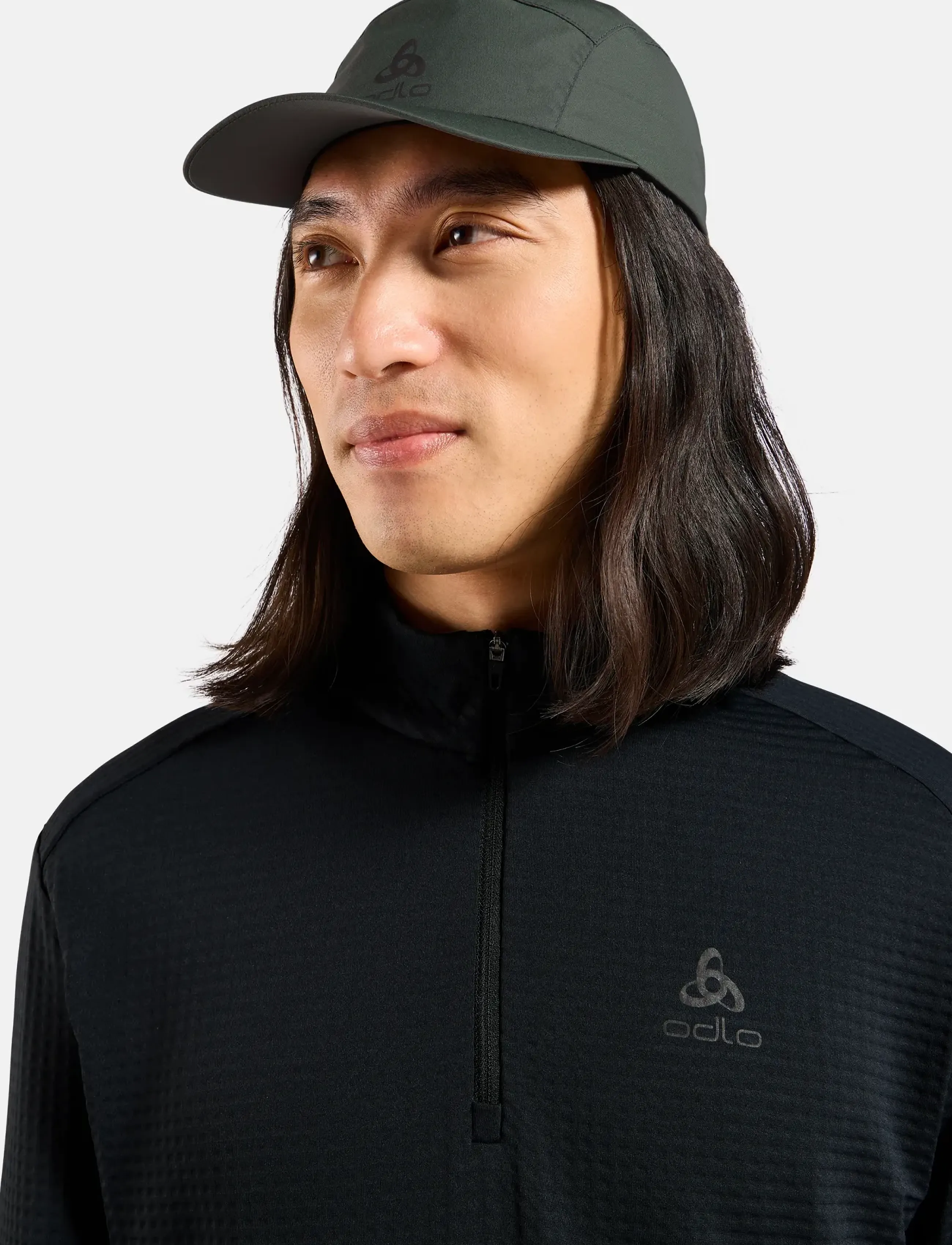 Odlo - Mid layer 1/2 zip ESSENTIAL THERMAL - black - 0
