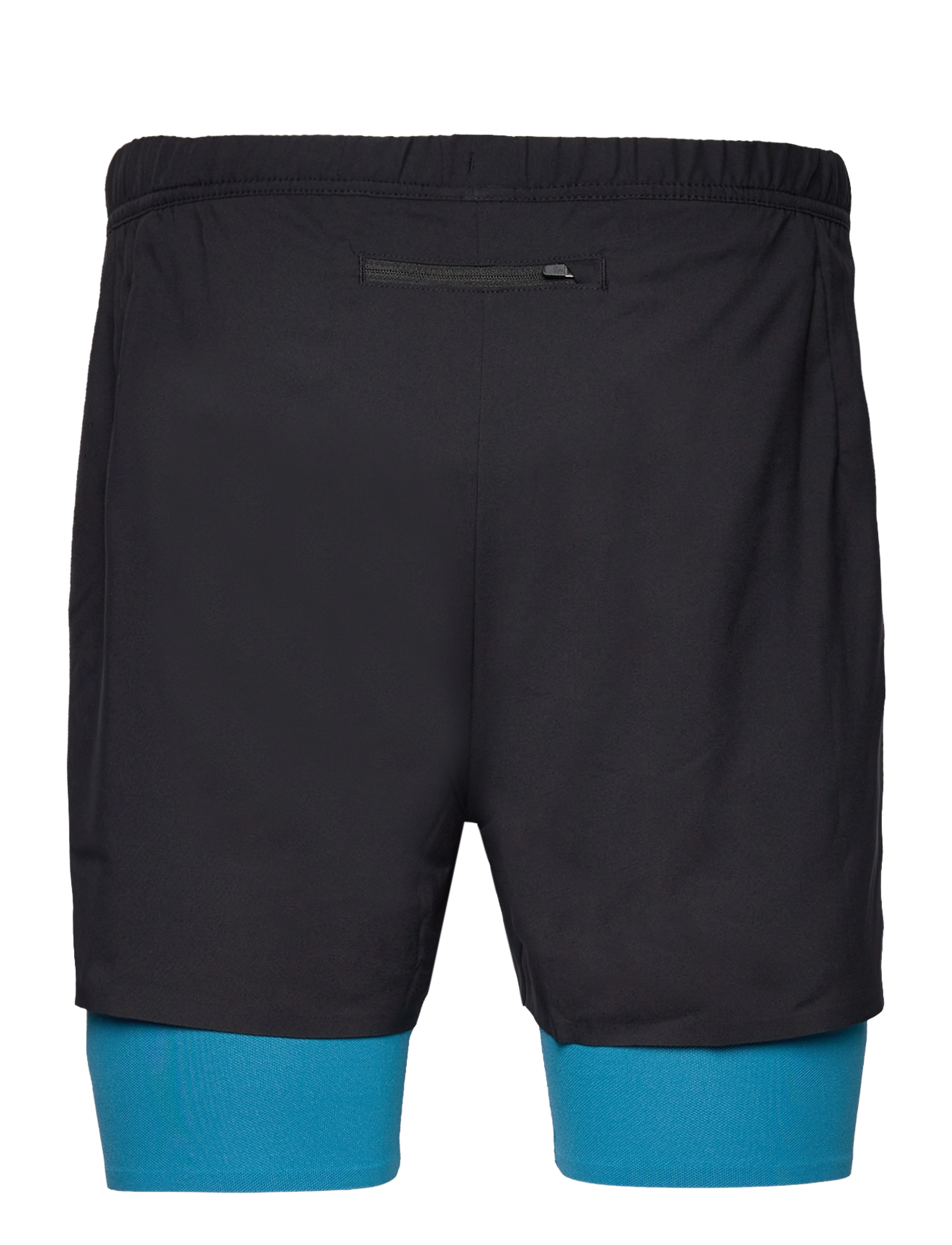 Odlo - ODLO 2-in-1 short ZEROWEIGHT 5 INCH - black - saxony blue - 1