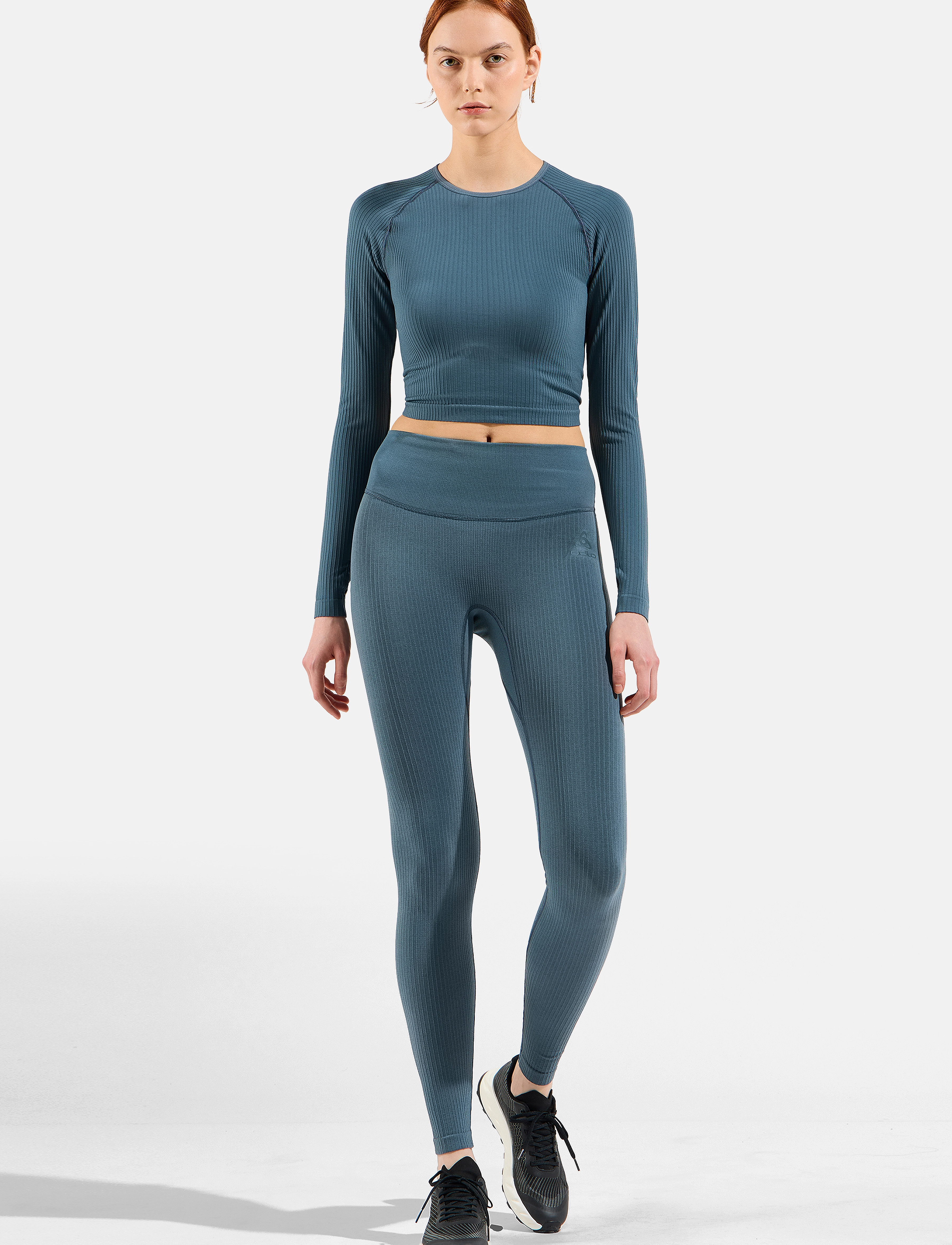 Odlo - ODLO Tights ACTIVE 365 SEAMLESS - 7/8 pikkus - dark slate - 5