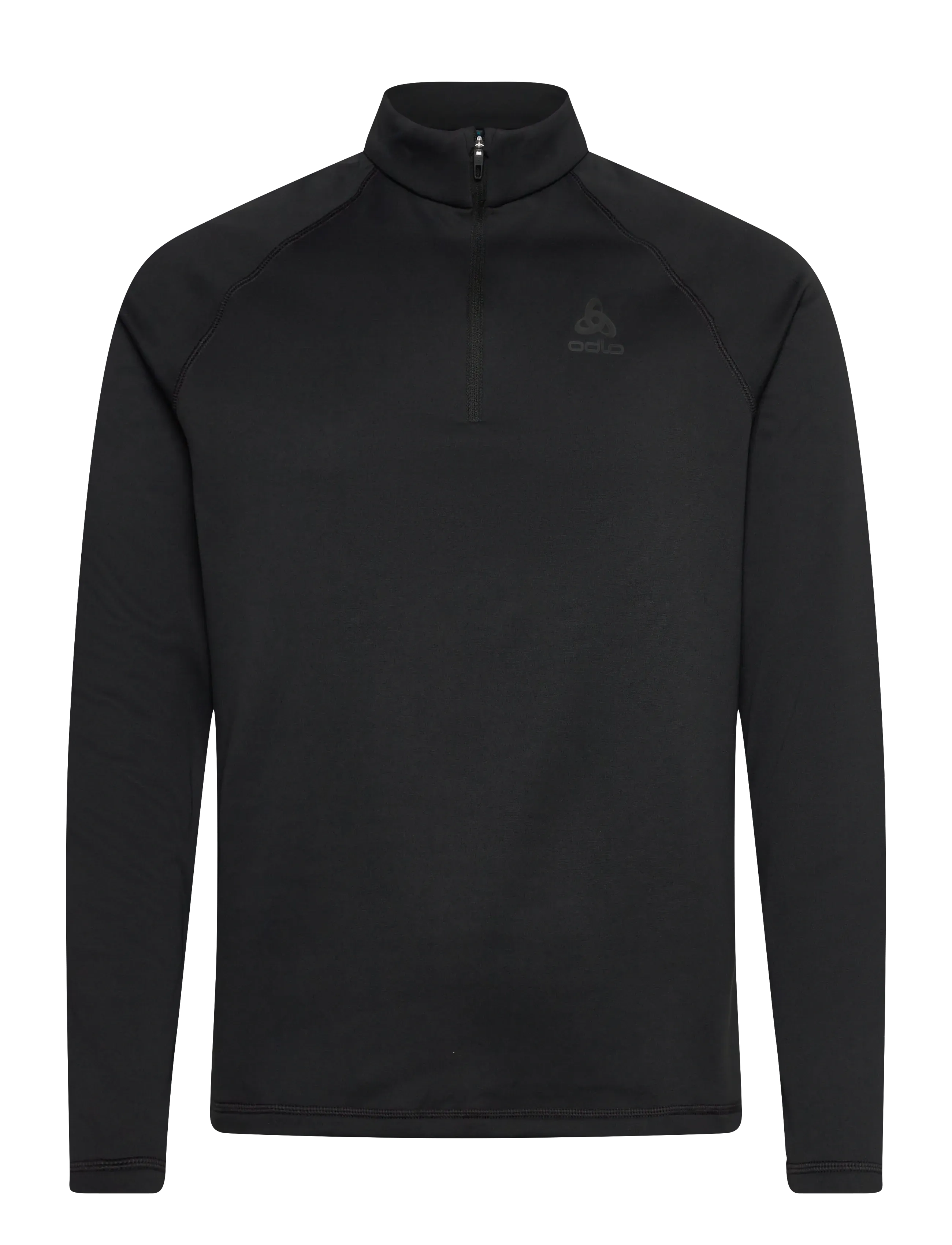 Odlo Besso Mid Layer 1/2 Zip - BLACK - BLACK